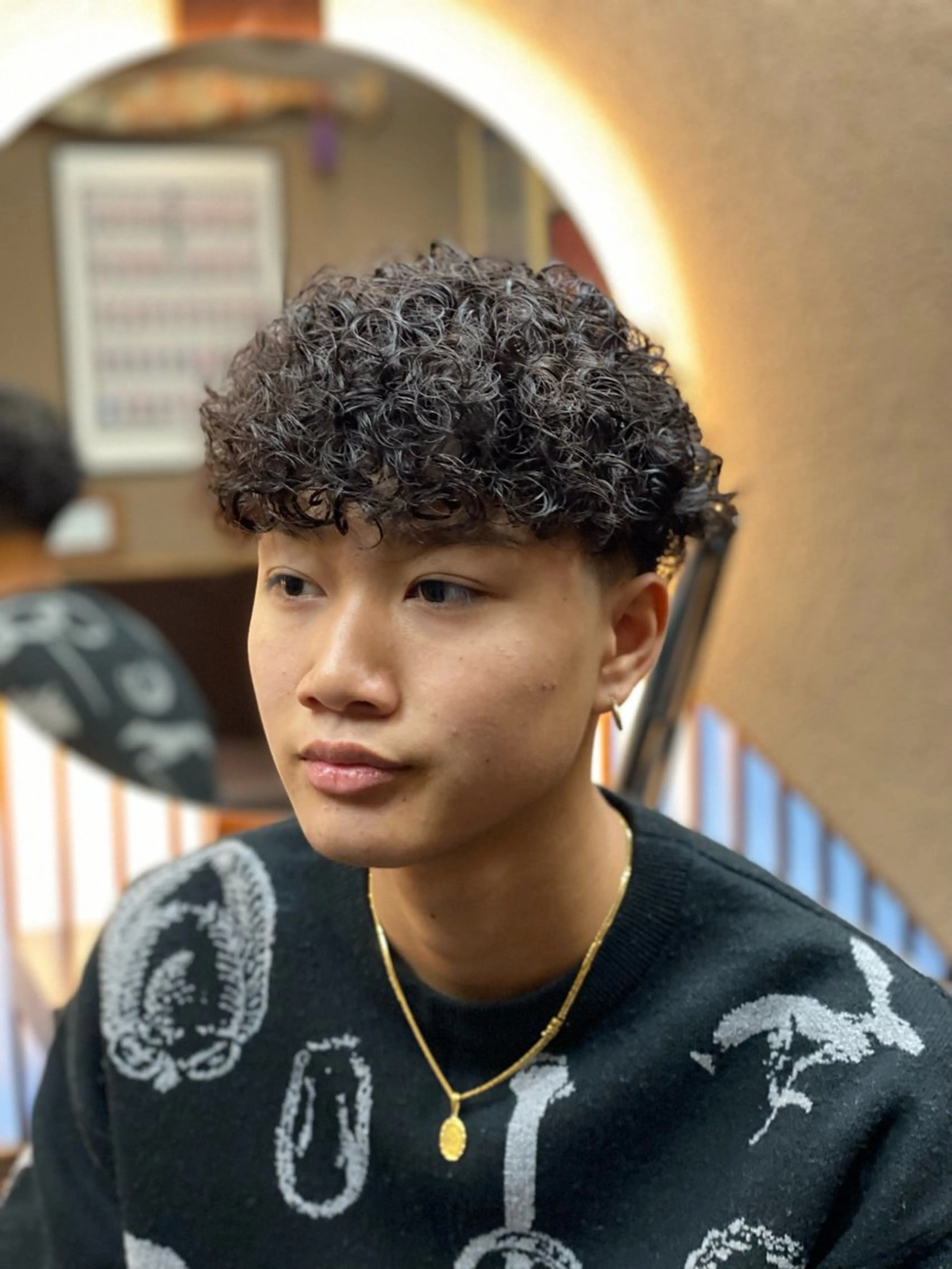 【メンズ限定】カット✂︎＋プードルパーマ・ポップコーンパーマ🌀＋補修トリートメント✨ダメージケアの写真