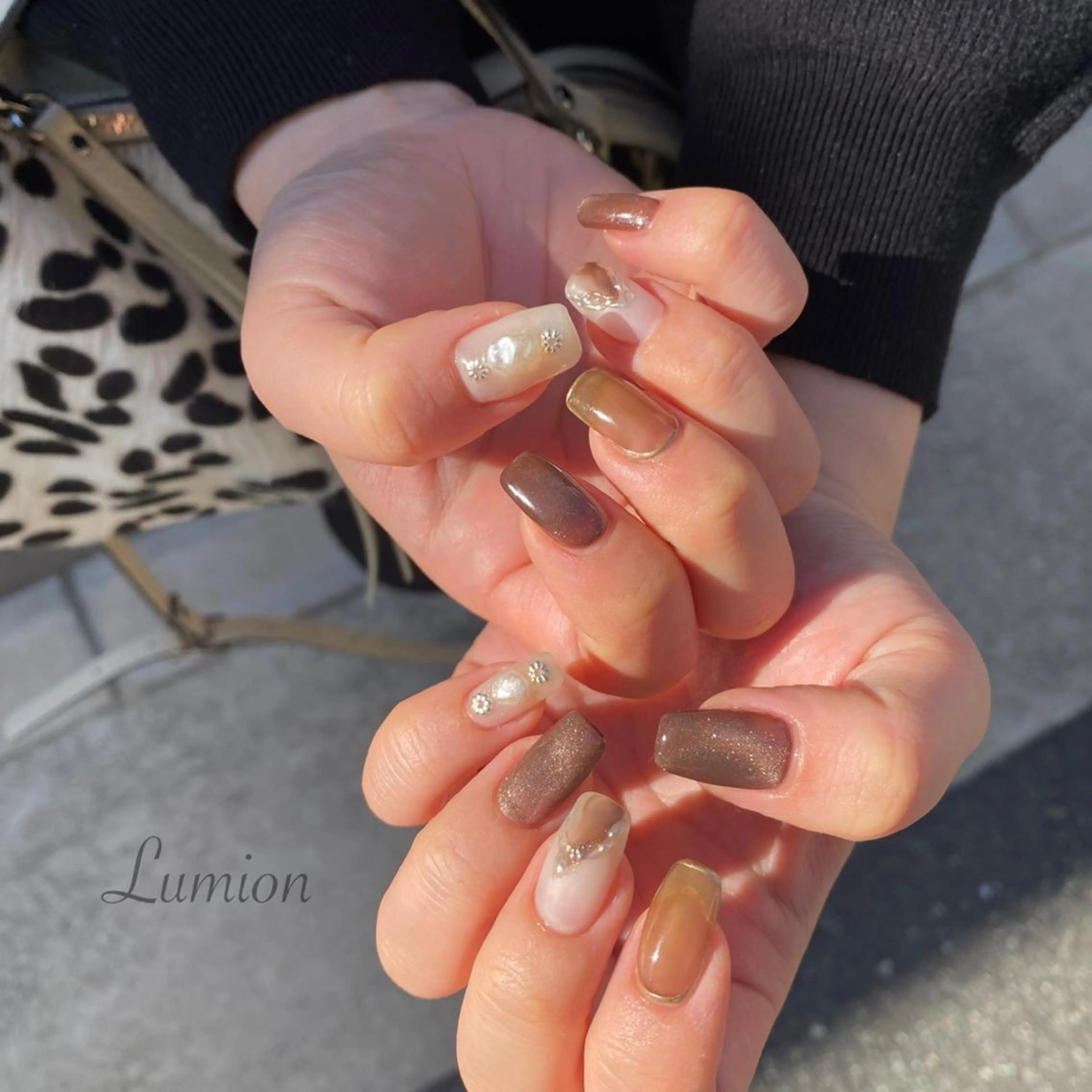 ネイル ニュアンスネイル ハンドネイル nailroom Lumionのネイルデザイン