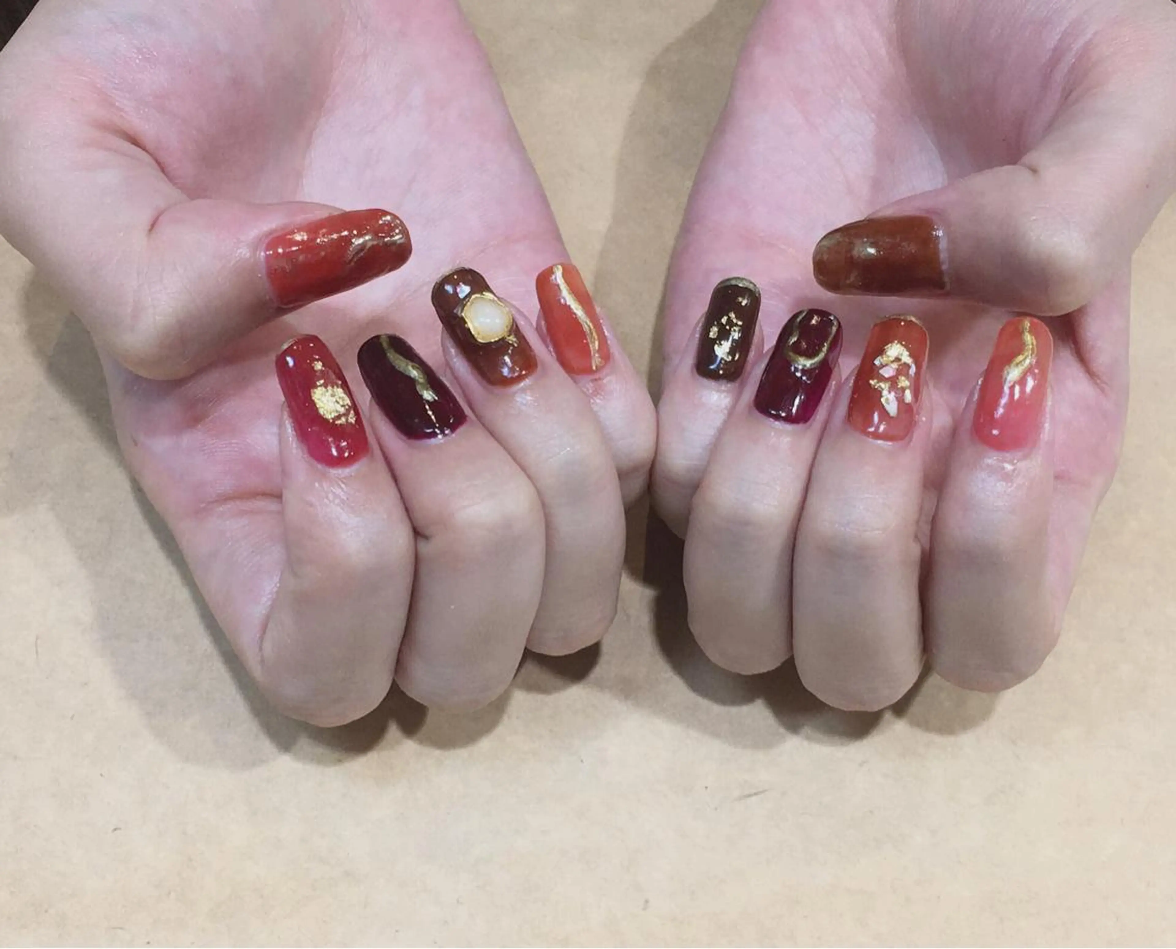 ネイル ニュアンスネイル JurerEye☆ Marikoのネイルデザイン