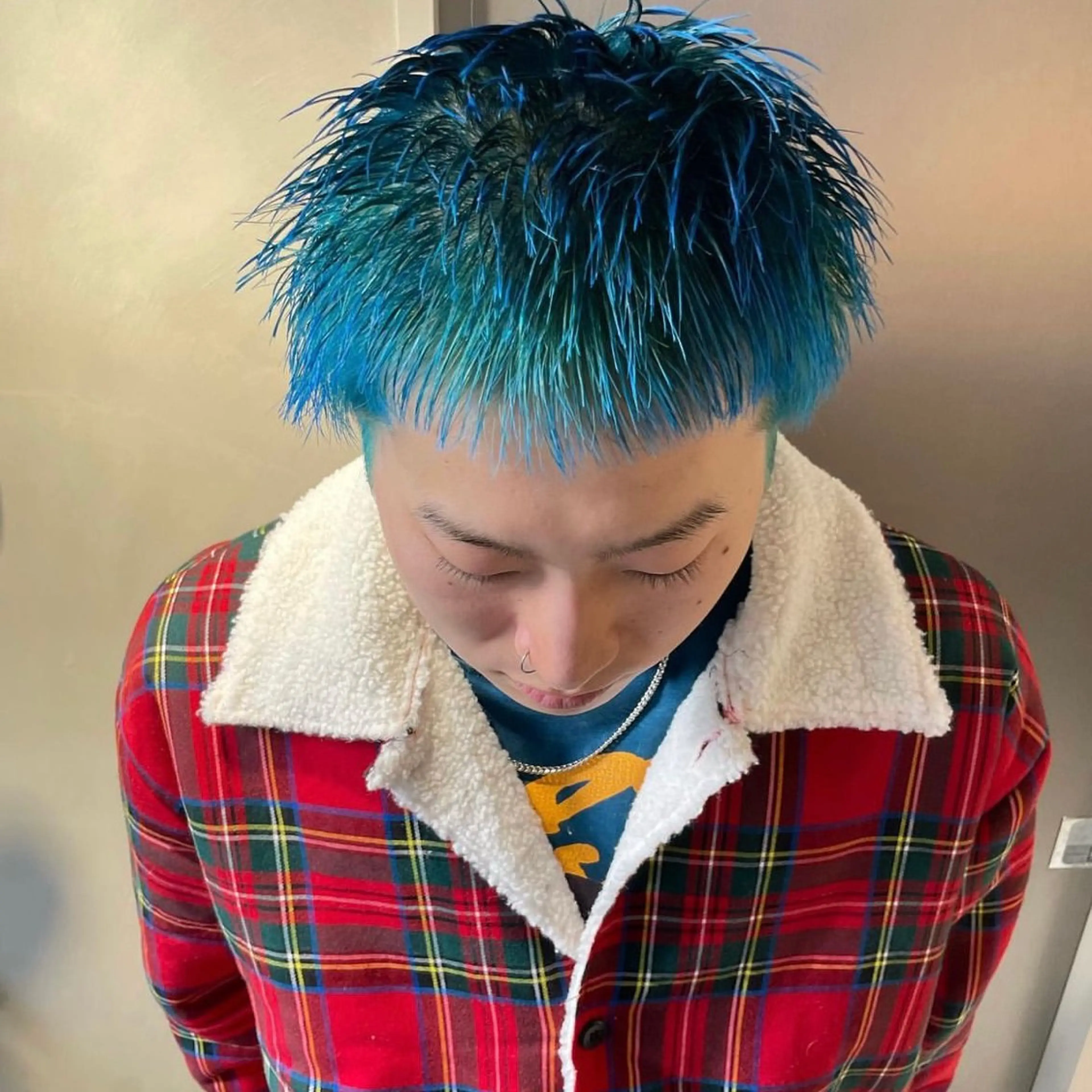 ショート カラー メンズ 花香竜太/エクステ /ハイトーンカラーのヘアスタイル