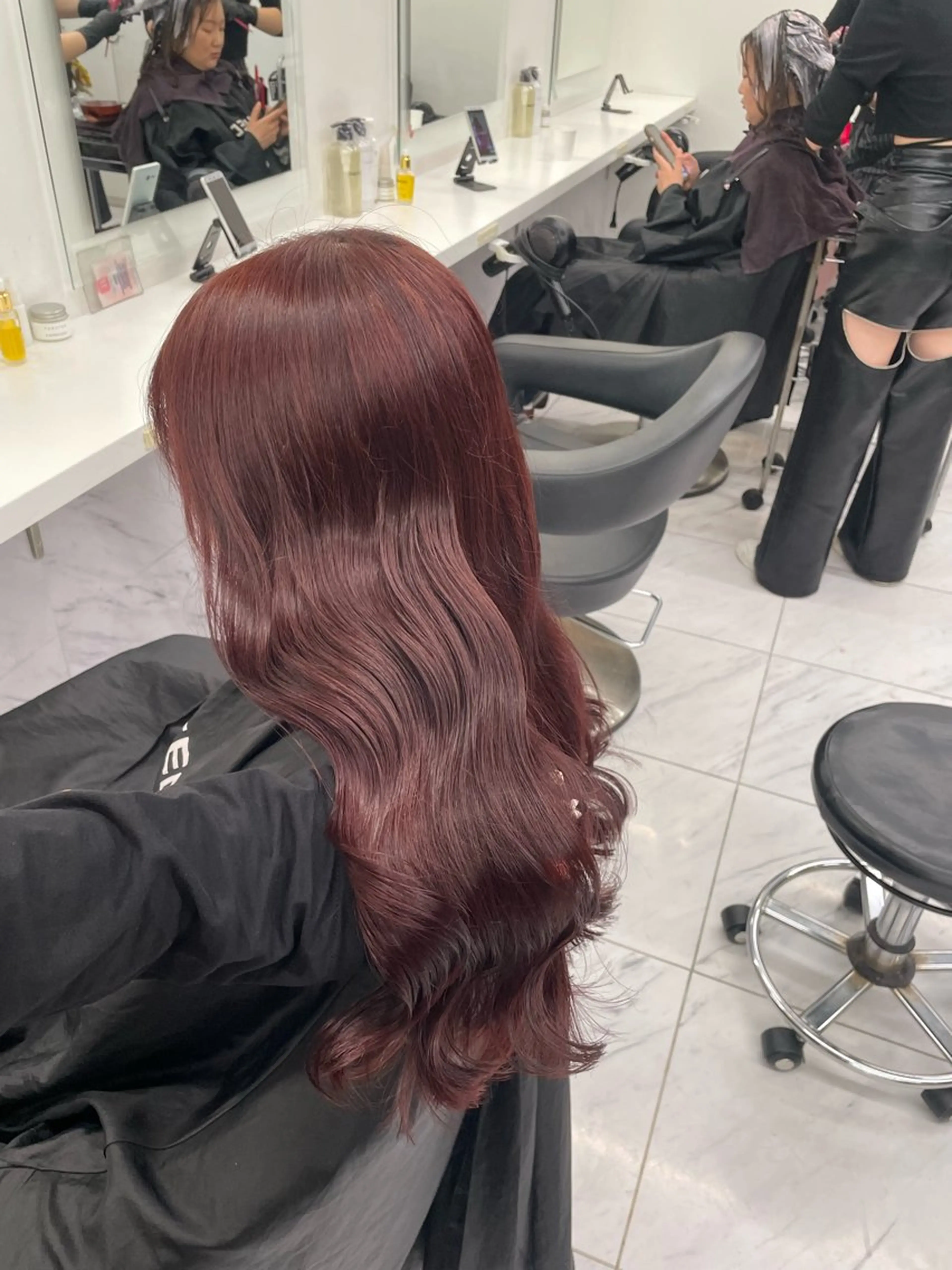 ロング カラー ヘアアレンジ ヘアカラー トリートメント ヘアセット 💗横浜美容室 💗HARUNAのヘアスタイル