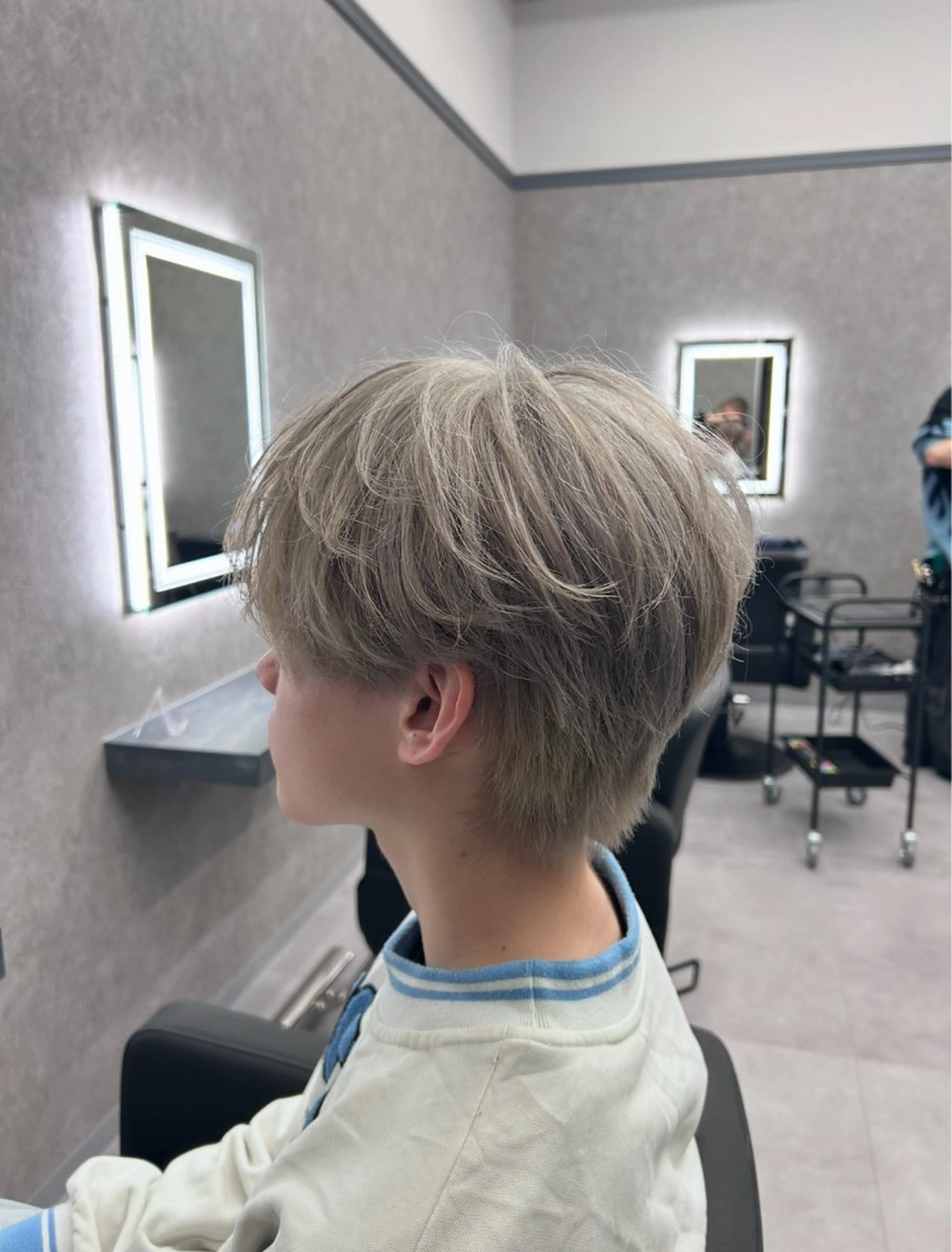 ショート カラー パーマ メンズ カット ヘアカラー メンズ特化 👑YUTAのヘアスタイル