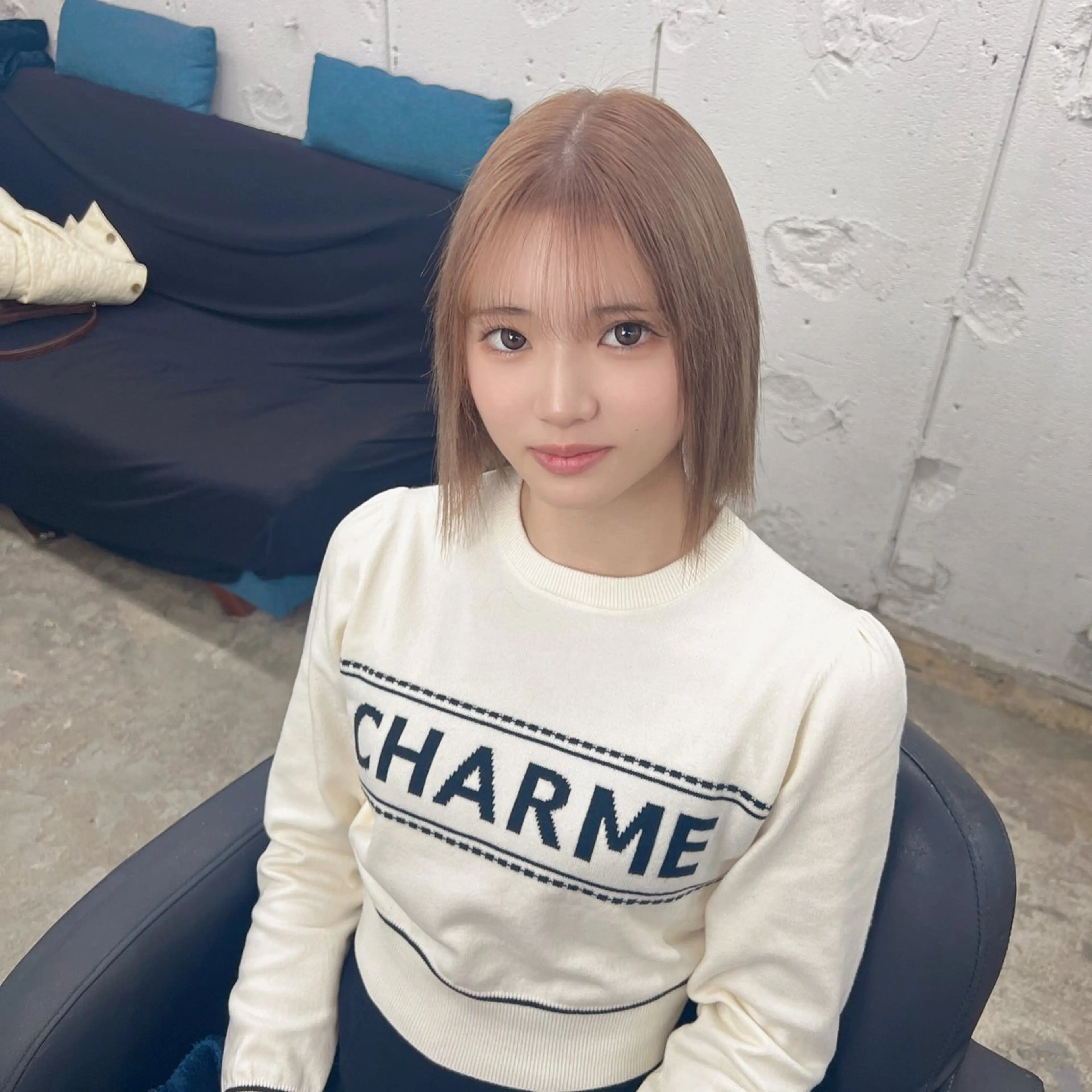 ショート カラー ブリーチ ケアブリーチ グレージュ トリートメント 艶ハイトーン特化 tatsuのヘアスタイル