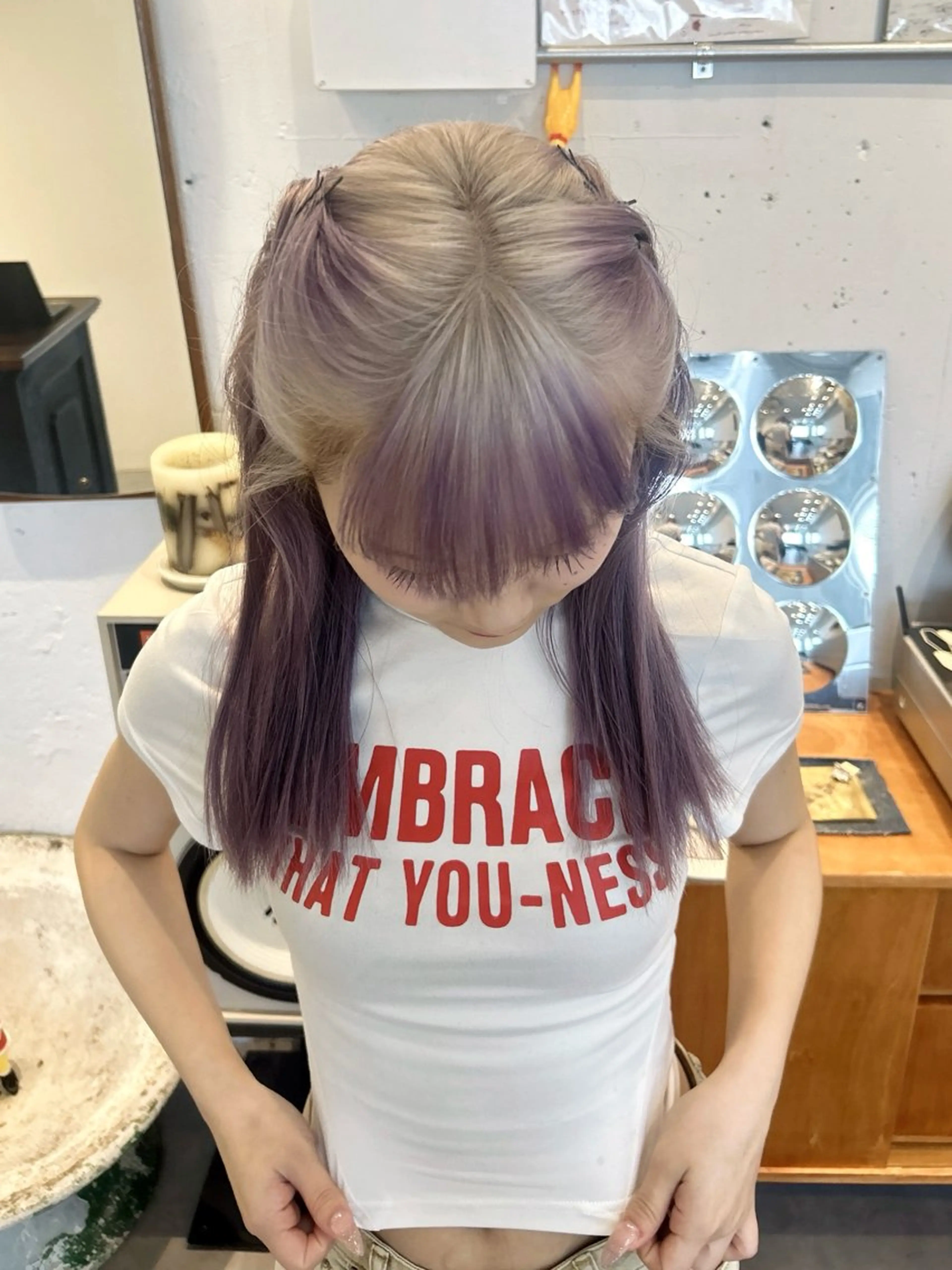 新規限定 ケアブリーチ＋カラーの写真