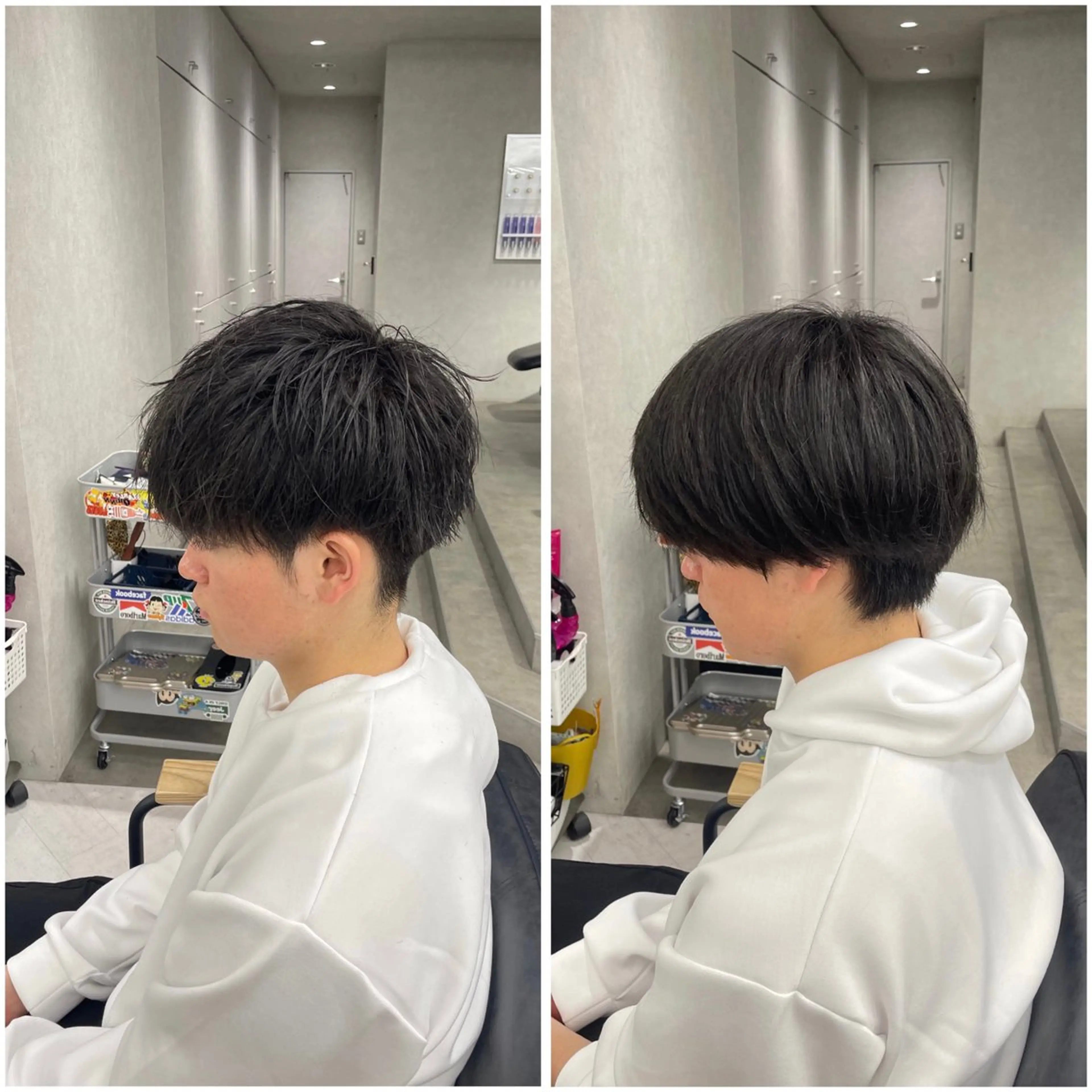 ショート カラー メンズ 暖色/艶髪/ 透明感カラー/なおとのヘアスタイル