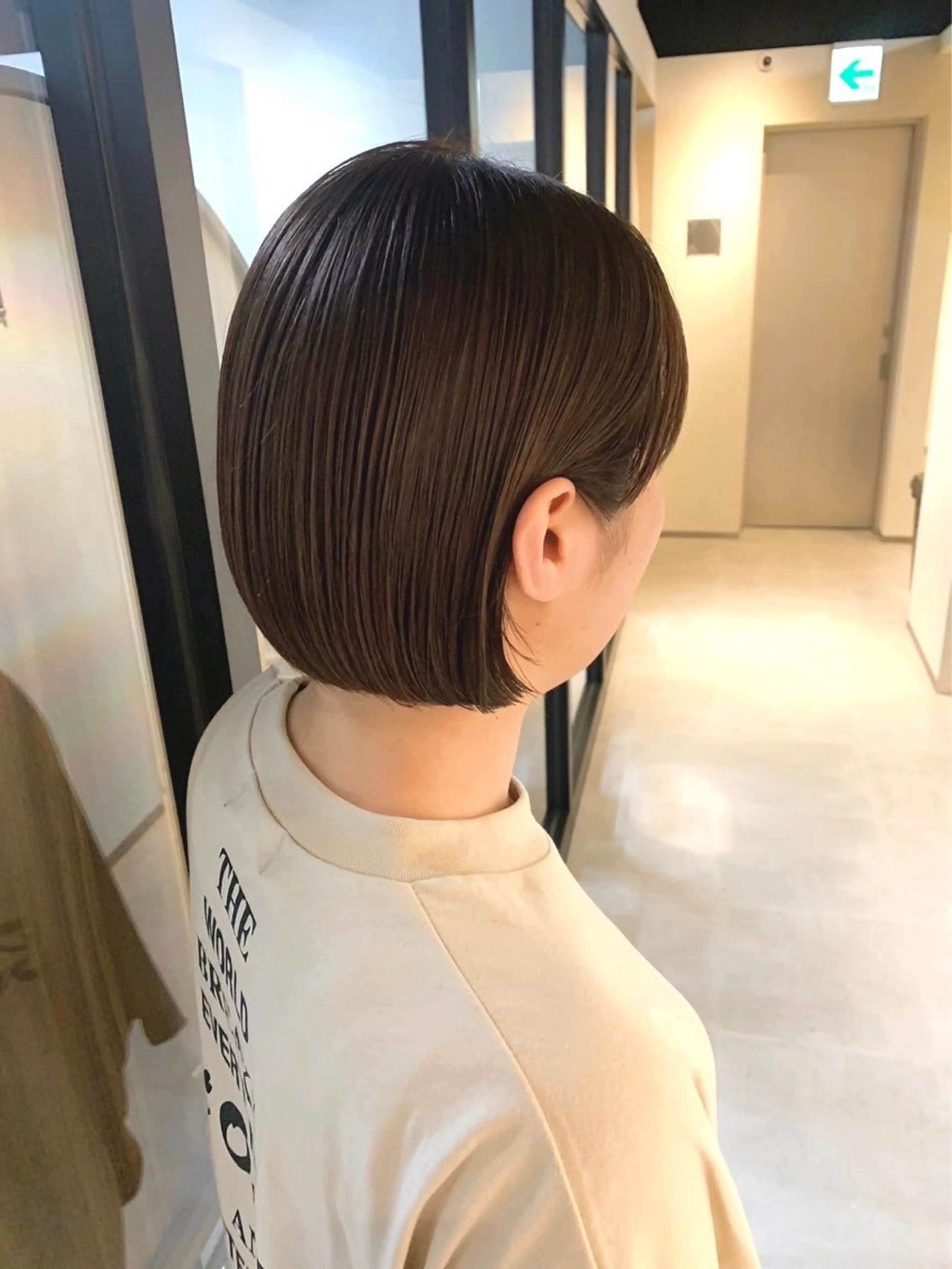 ショート ボブ カット トリートメント 2ヵ月先までまとまる レイヤー🫧若葉🪞のヘアスタイル