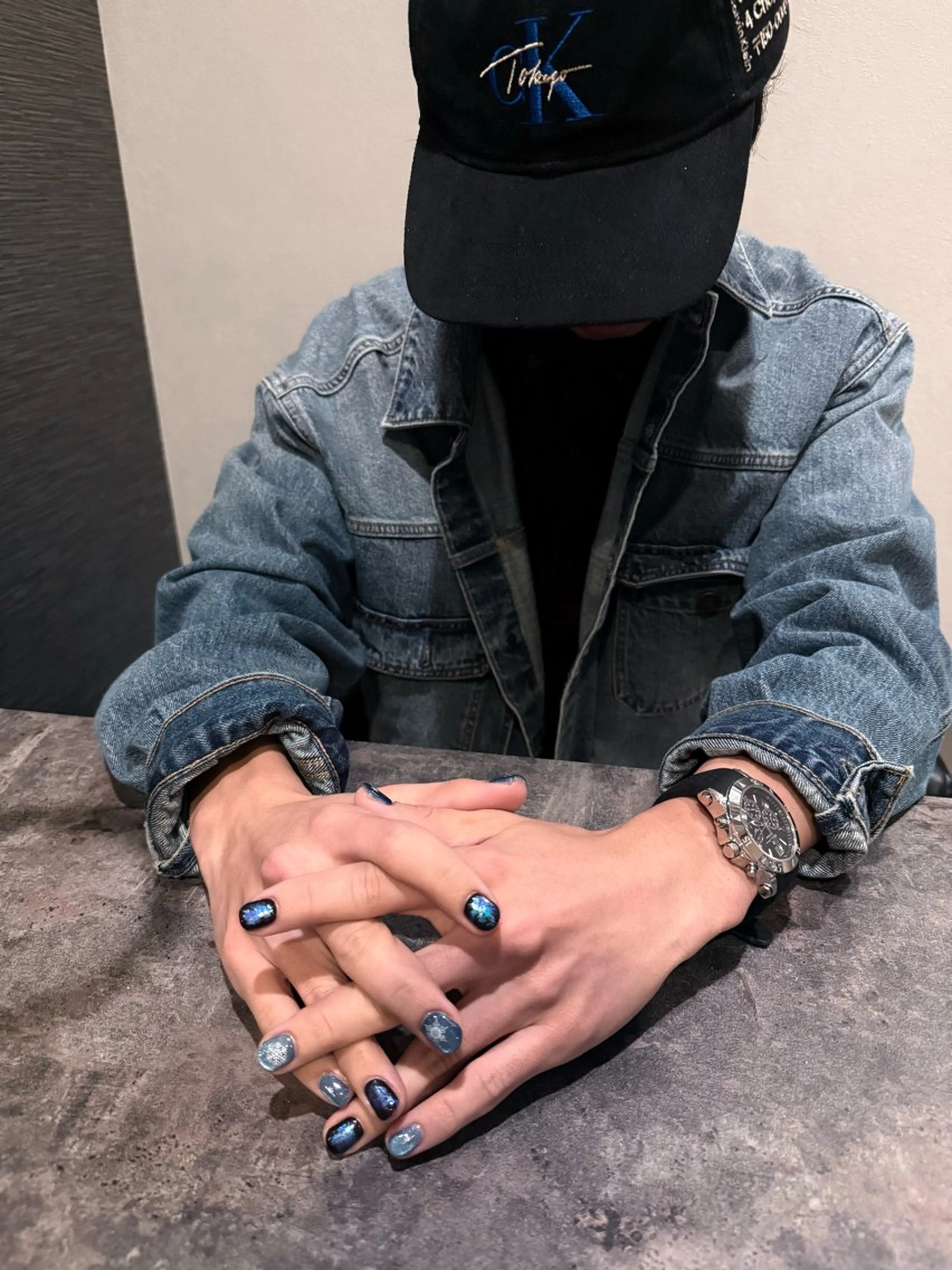 メンズ ネイル クリスマス 冬ネイル クリスマス メンズガーデン yuriのネイルデザイン