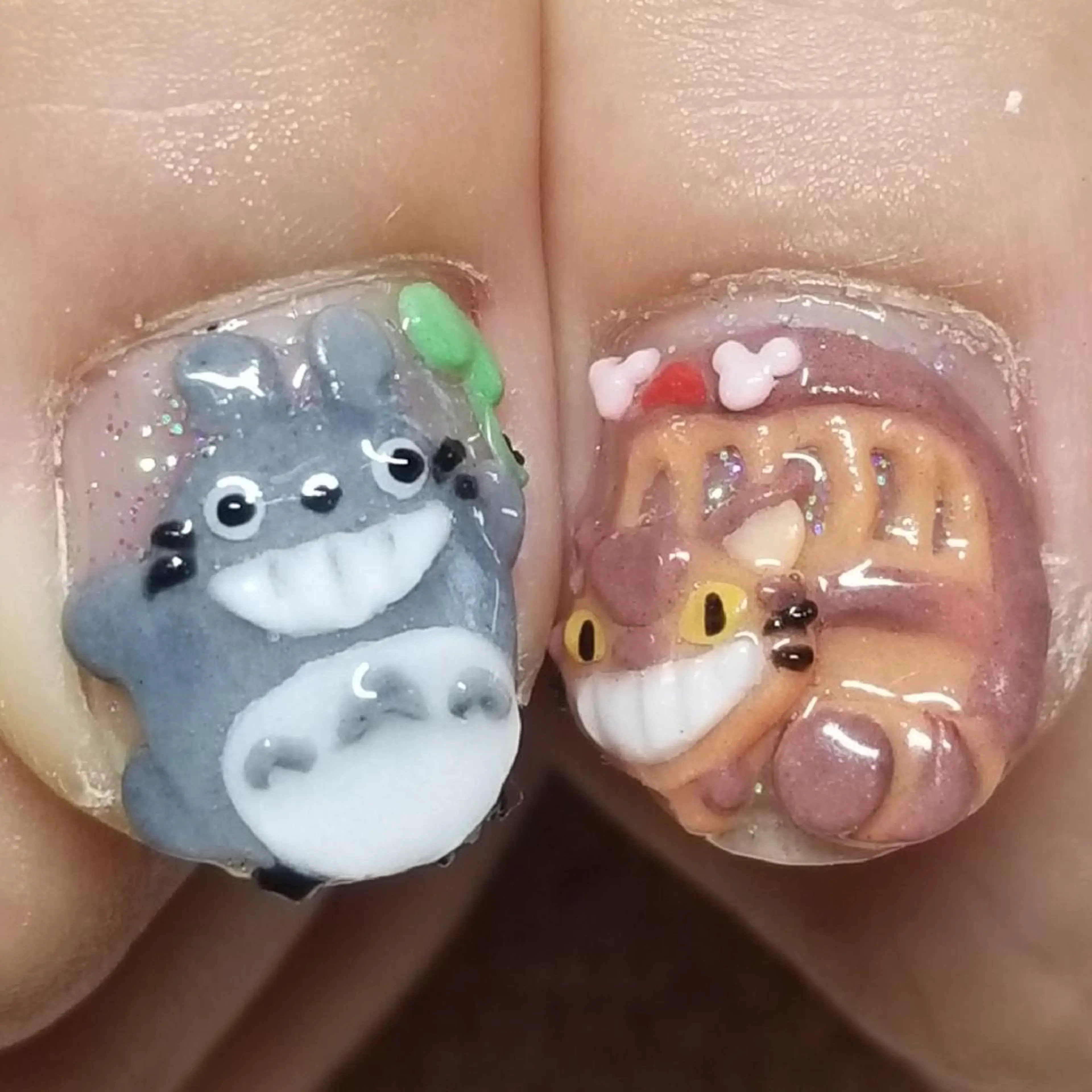 ネイル クリアネイル ラメ(グリッター) ハンドネイル よしだ ひろきのネイルデザイン