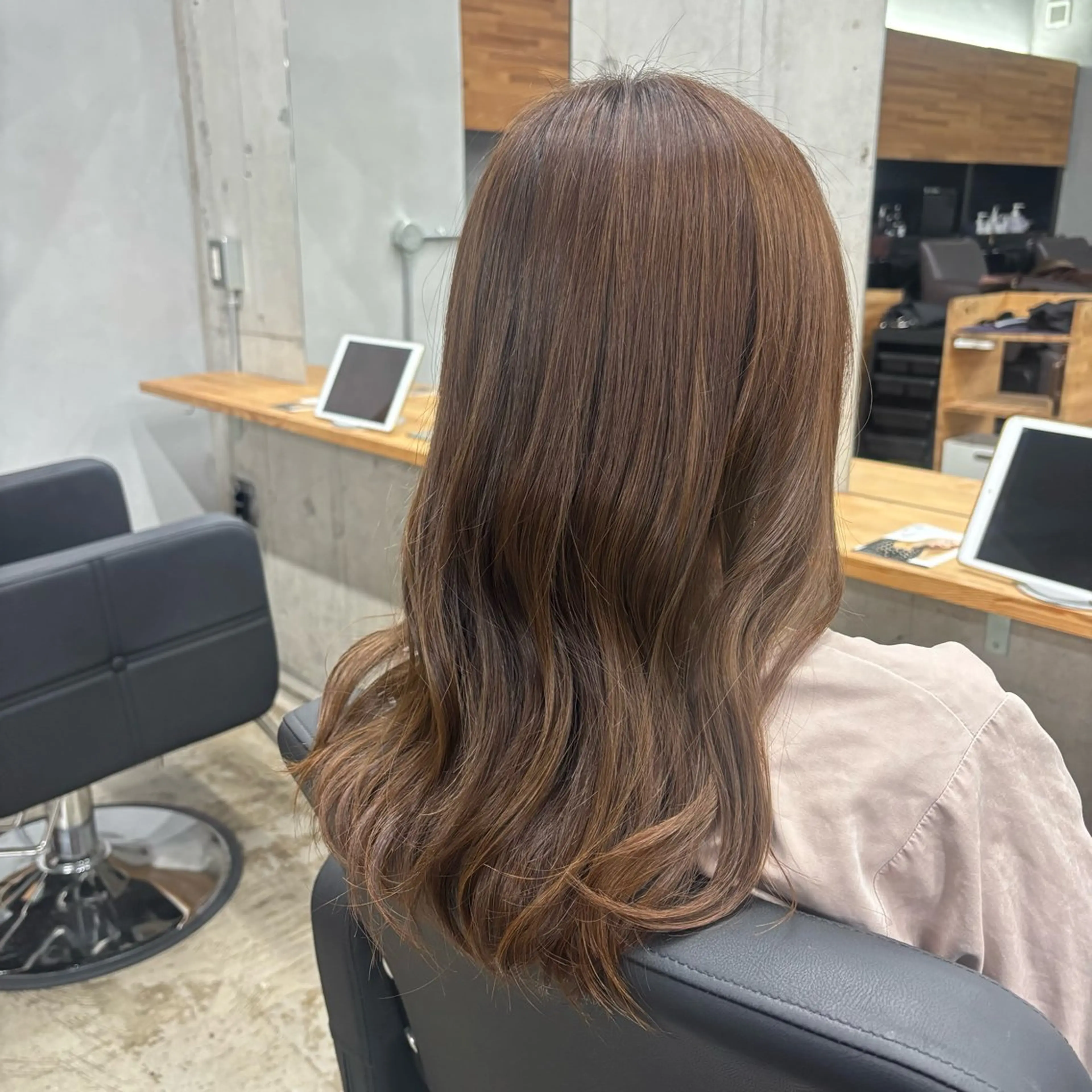 ブリーチなしダブルカラーの写真