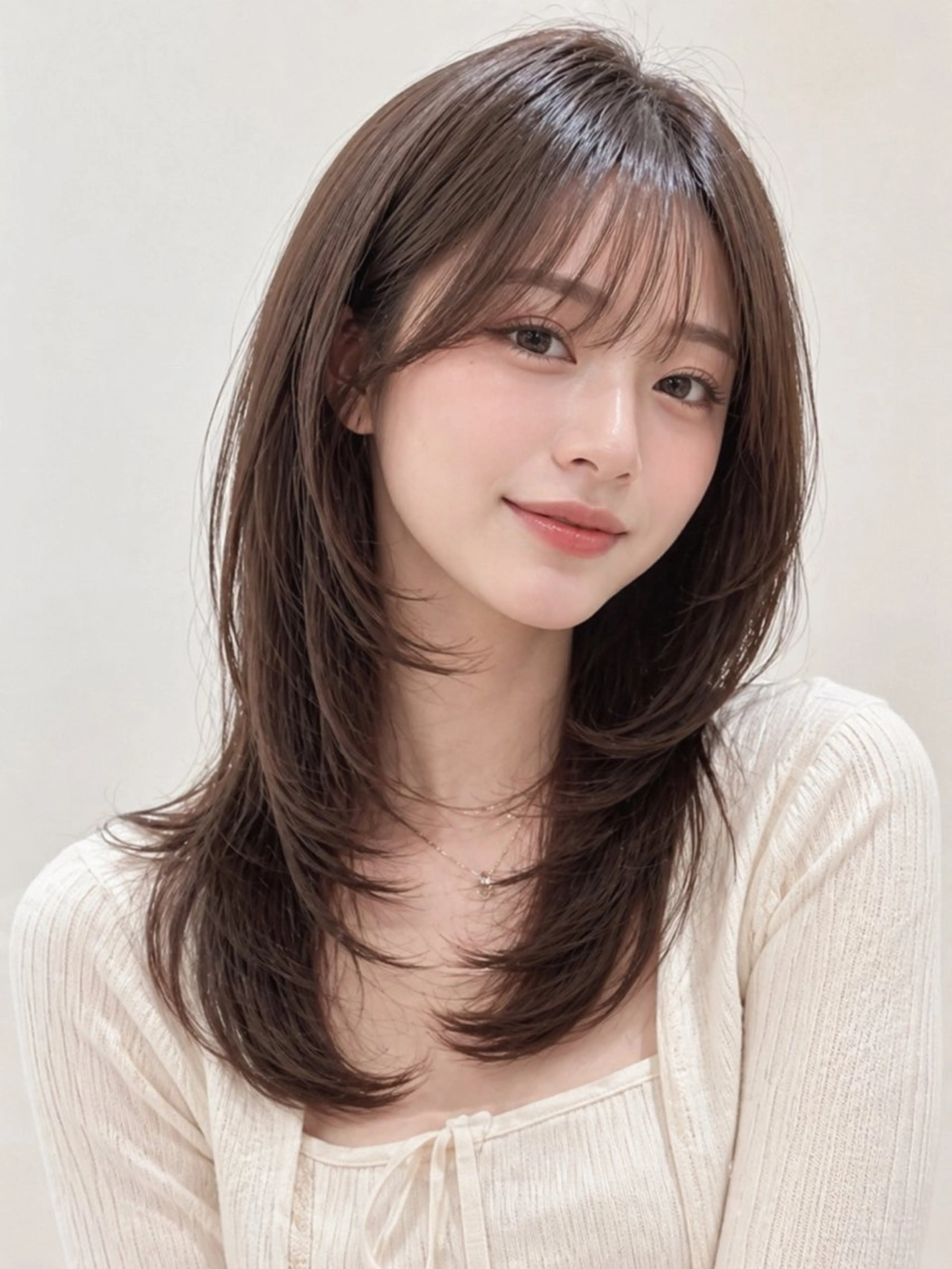 🦋ご新規様限定🦋【新規人気No.1】韓国艶髪カラー+似合わせカット+3step保湿トリートメント🫧¥8900の写真