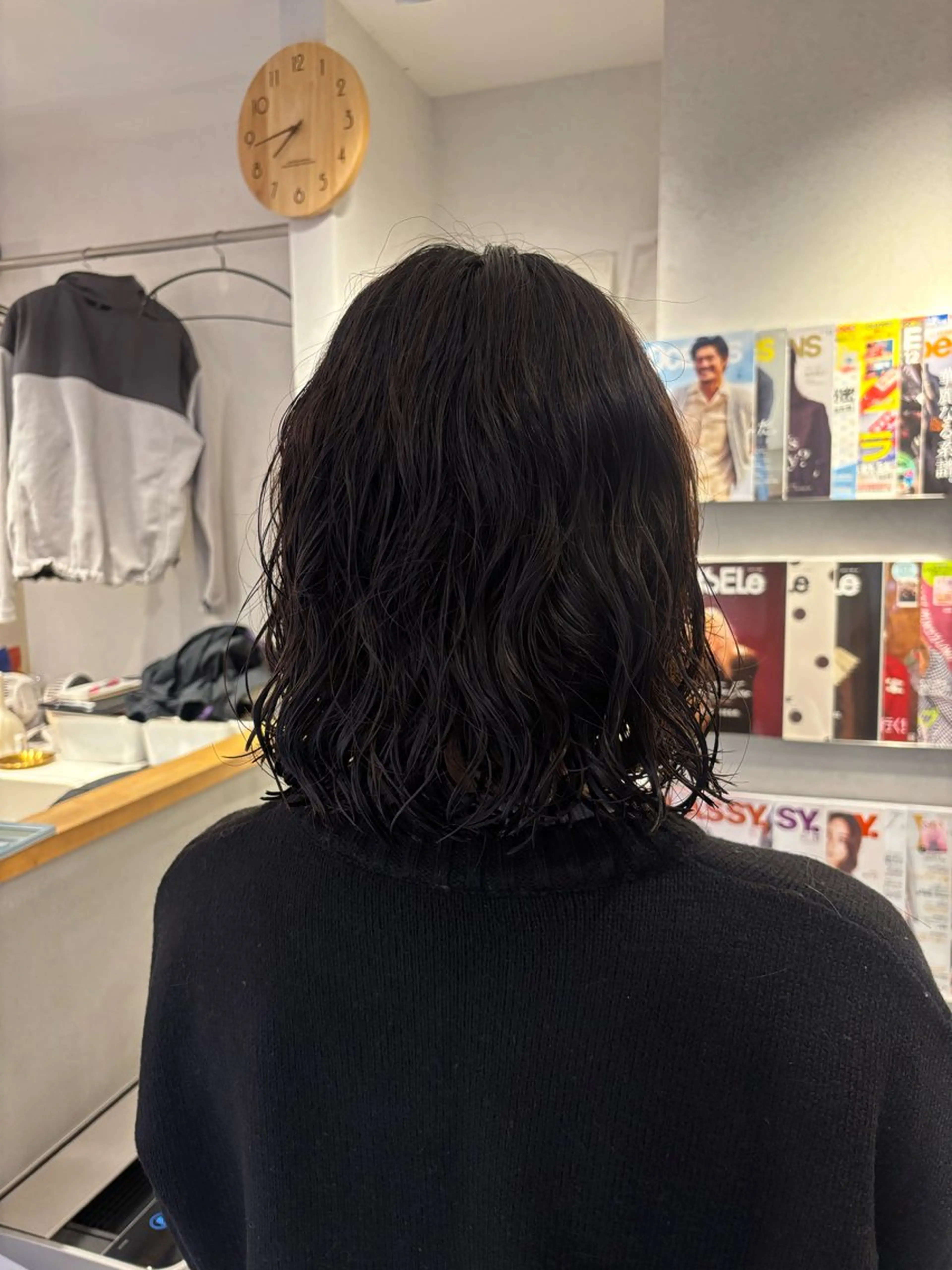 パーマ ボブ 草野 亜弥のヘアスタイル