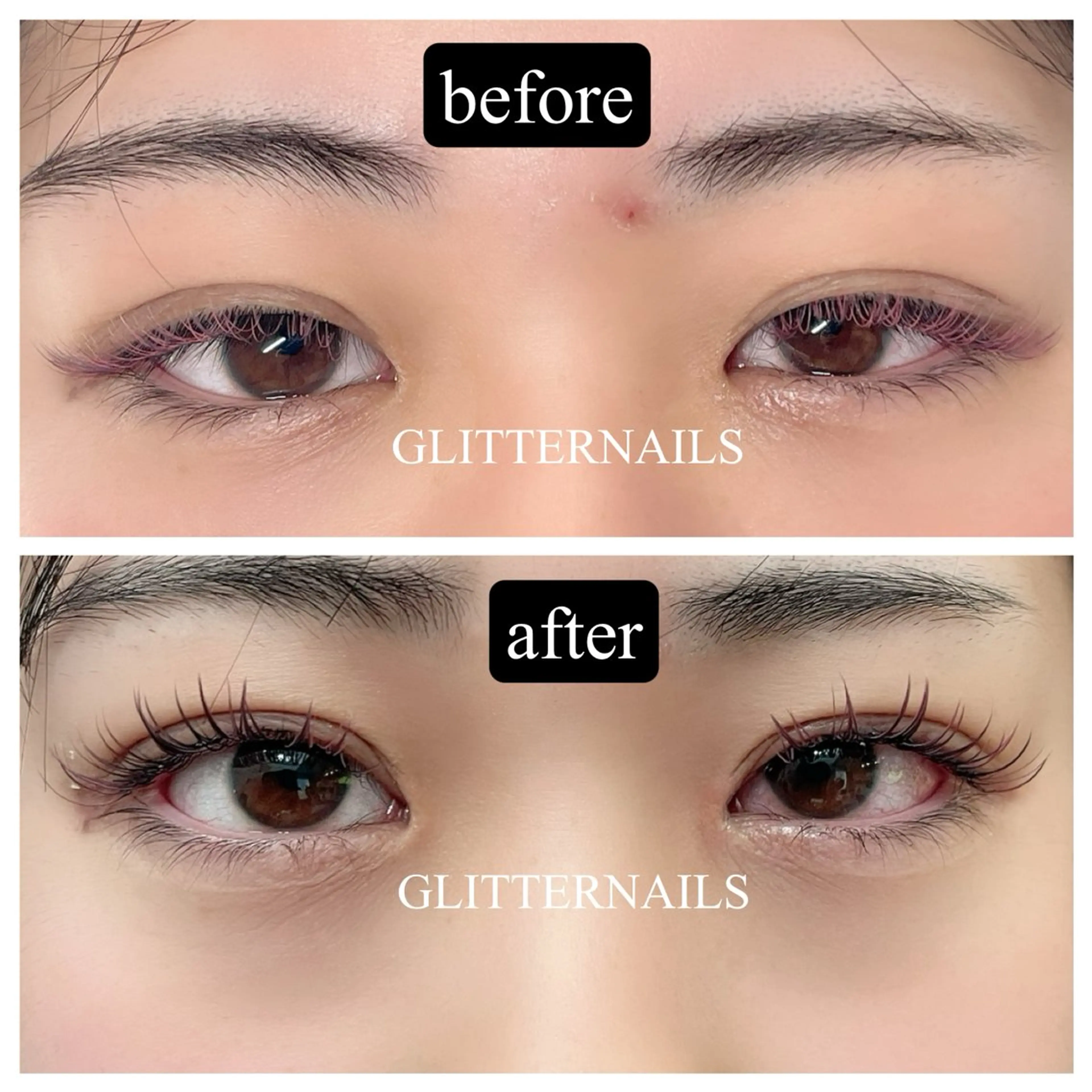 マツエク・マツパ マツエク GLITTER NAILS高速長田のマツエク・マツパデザイン