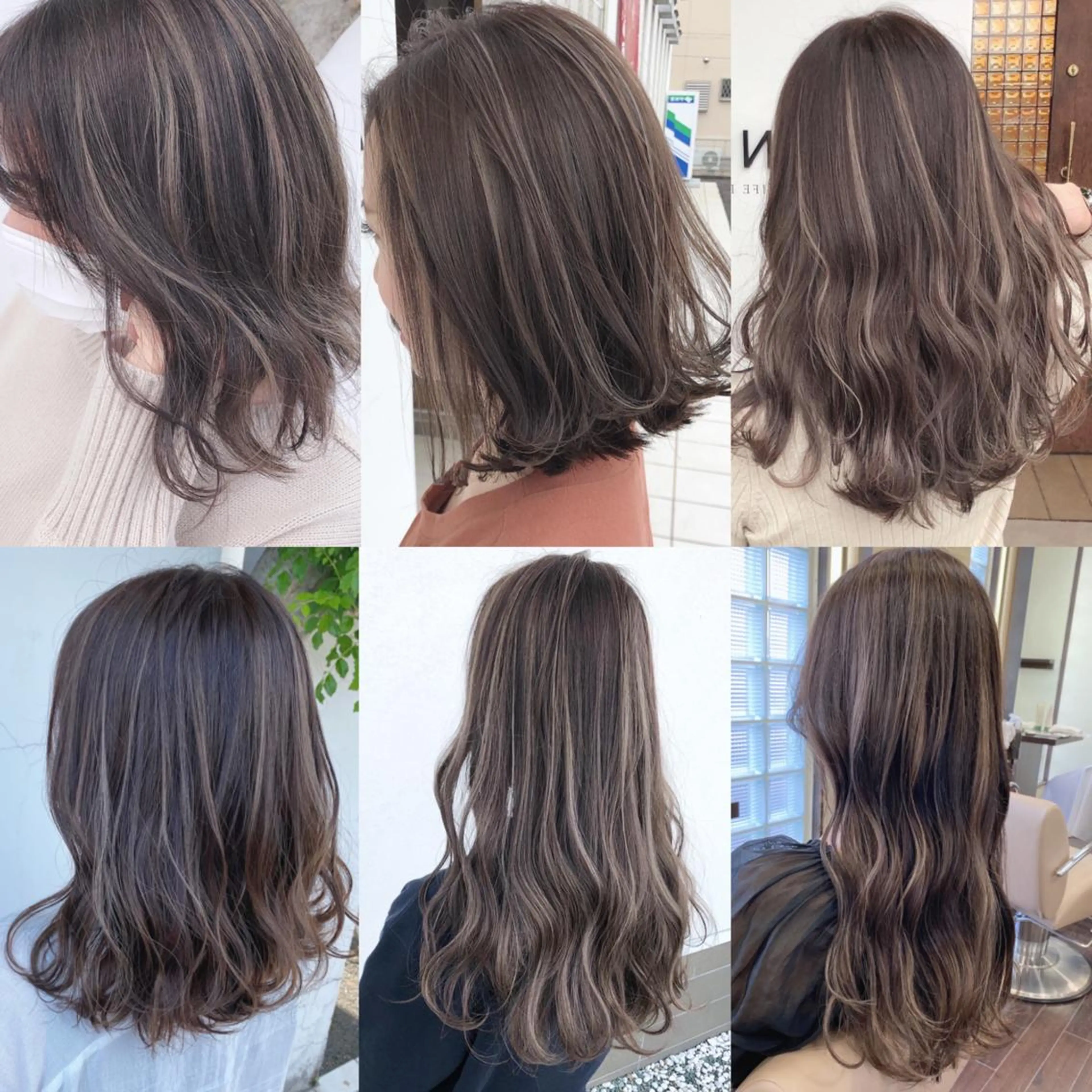 セミロング ヘアカラー トリートメント 具志 正太のヘアスタイル