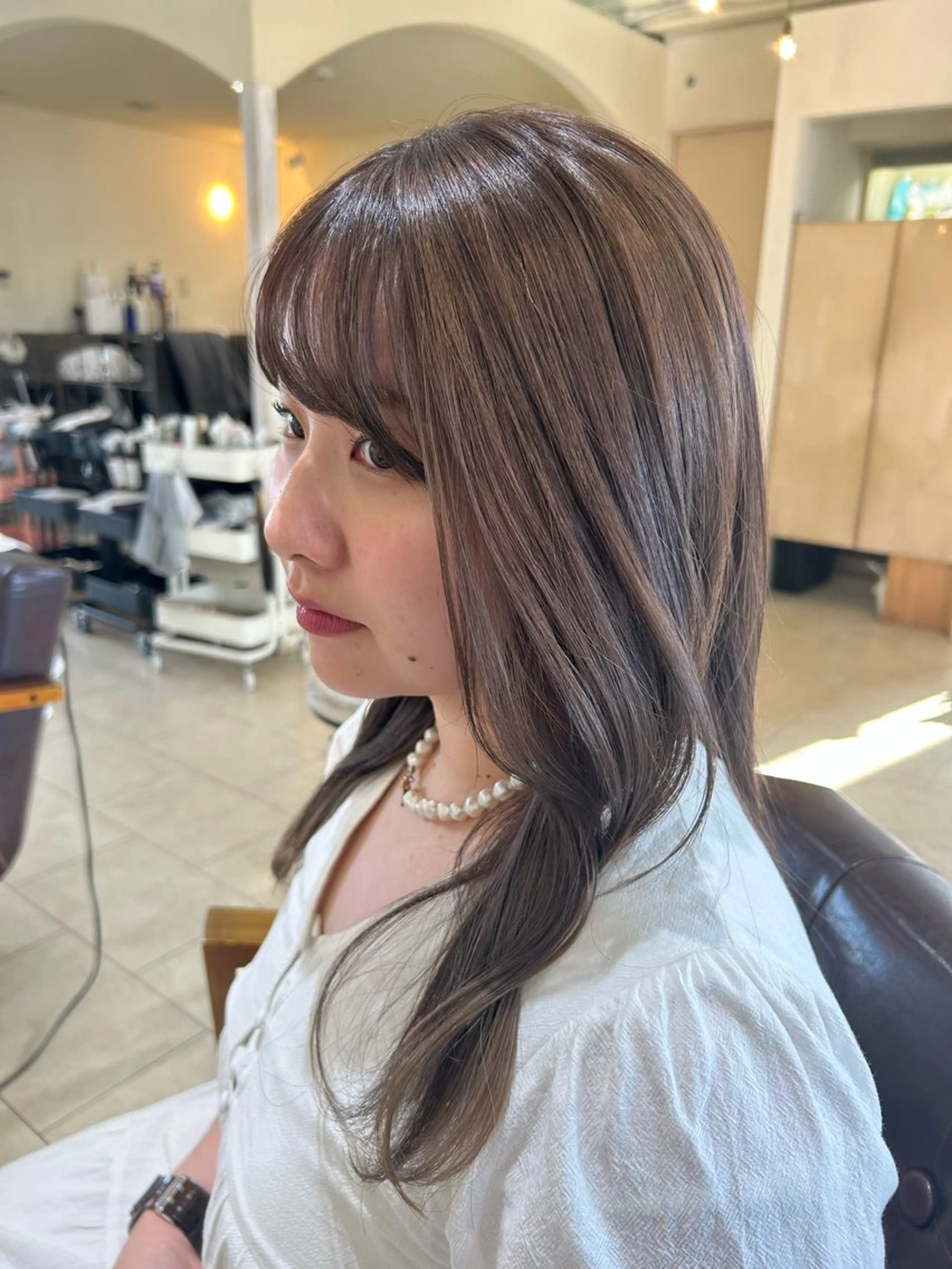 ロング ヘアカラー 🫧透明感ボブ/ ハイトーン.nanoのヘアスタイル