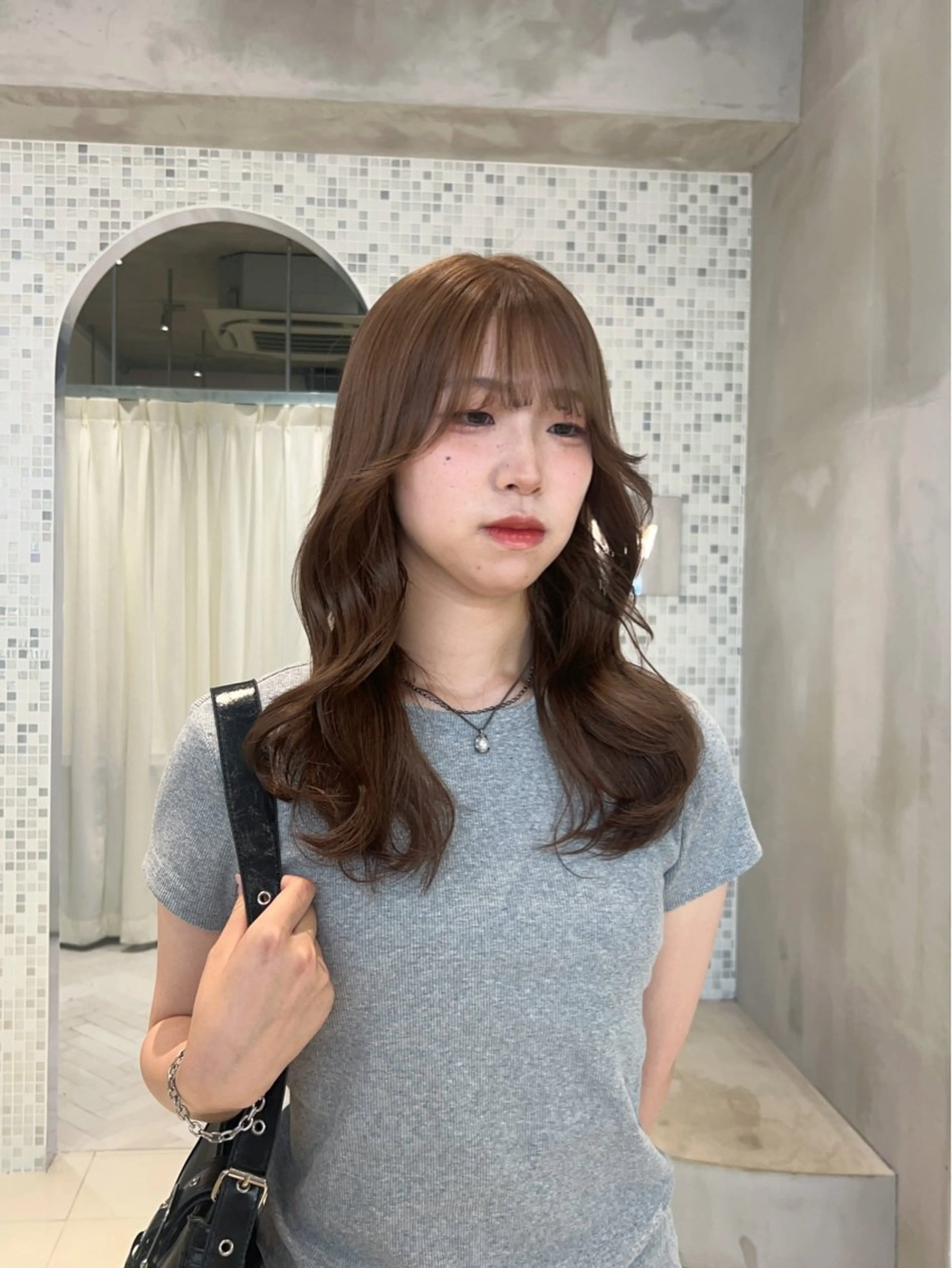 カラー ヘアカラー くすみカラー/ブリ ーチ seina★のヘアスタイル