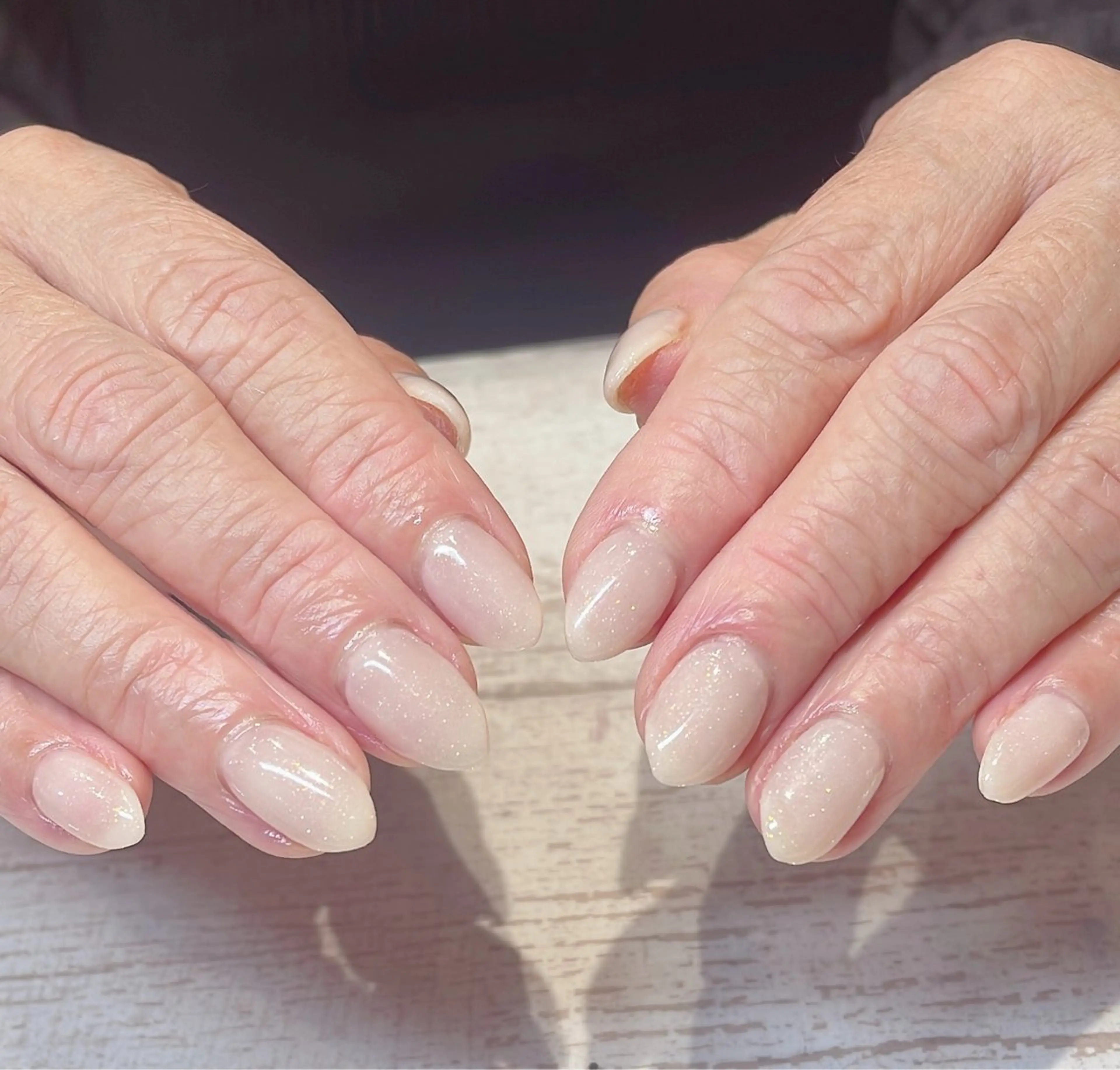 ネイル ワンカラーネイル 星 希乃歌のネイルデザイン