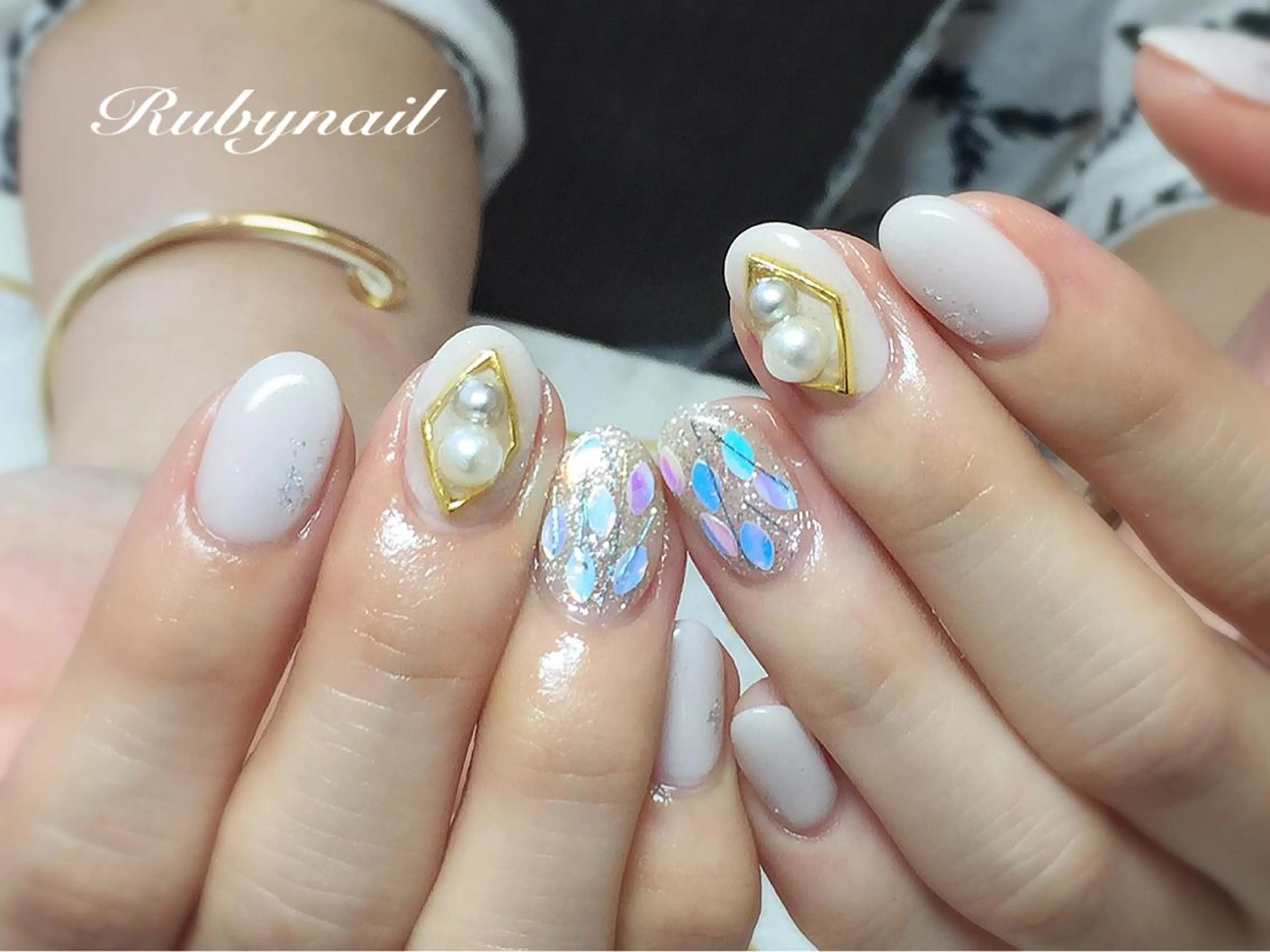 ネイル キラキラネイル Rubynail所属・プライベートサロン Rubynailのネイルデザイン