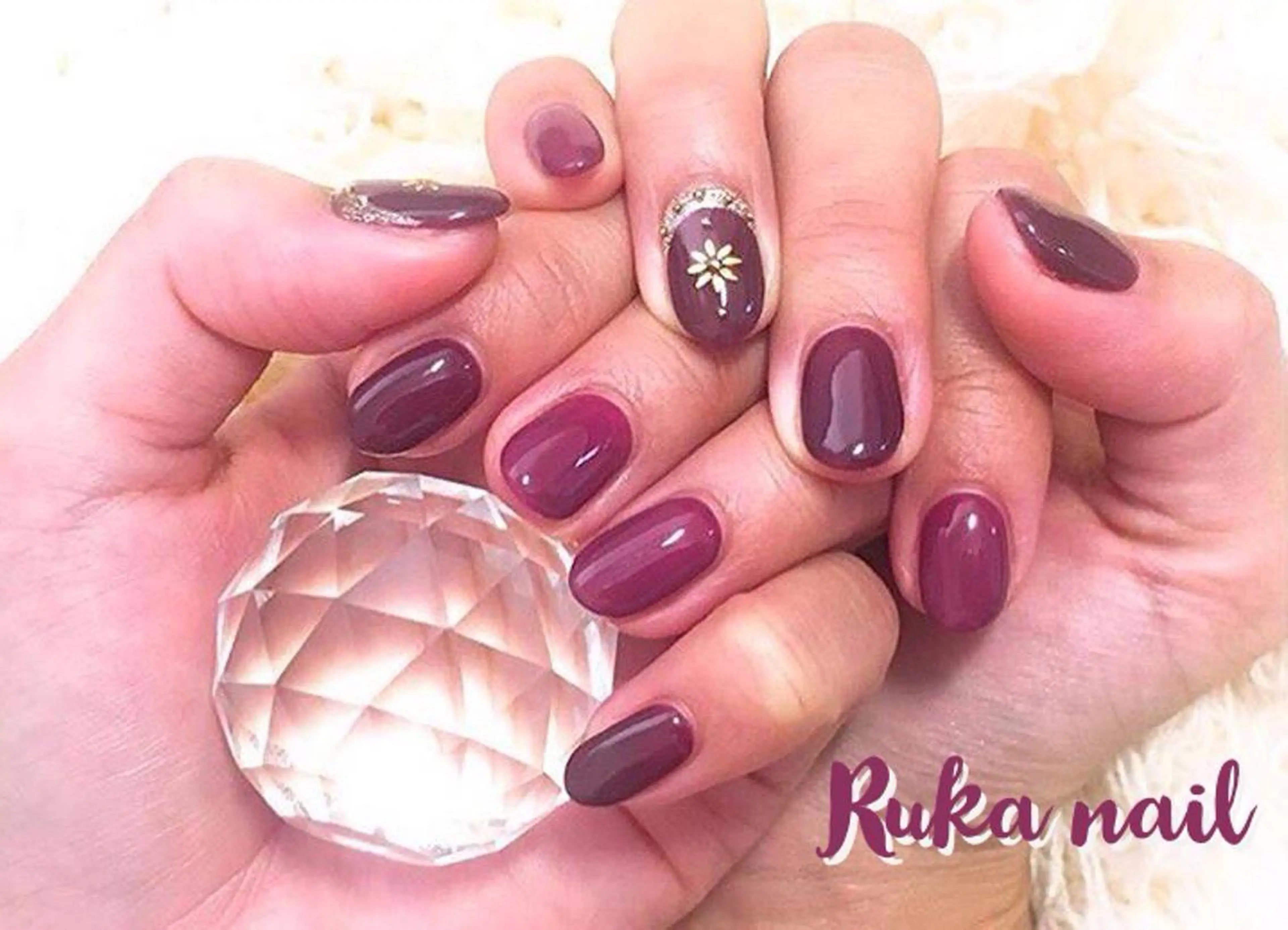 ショート ネイル ハンドネイル Ruka nail 【ﾙｶ ﾈｲﾙ】のネイルデザイン