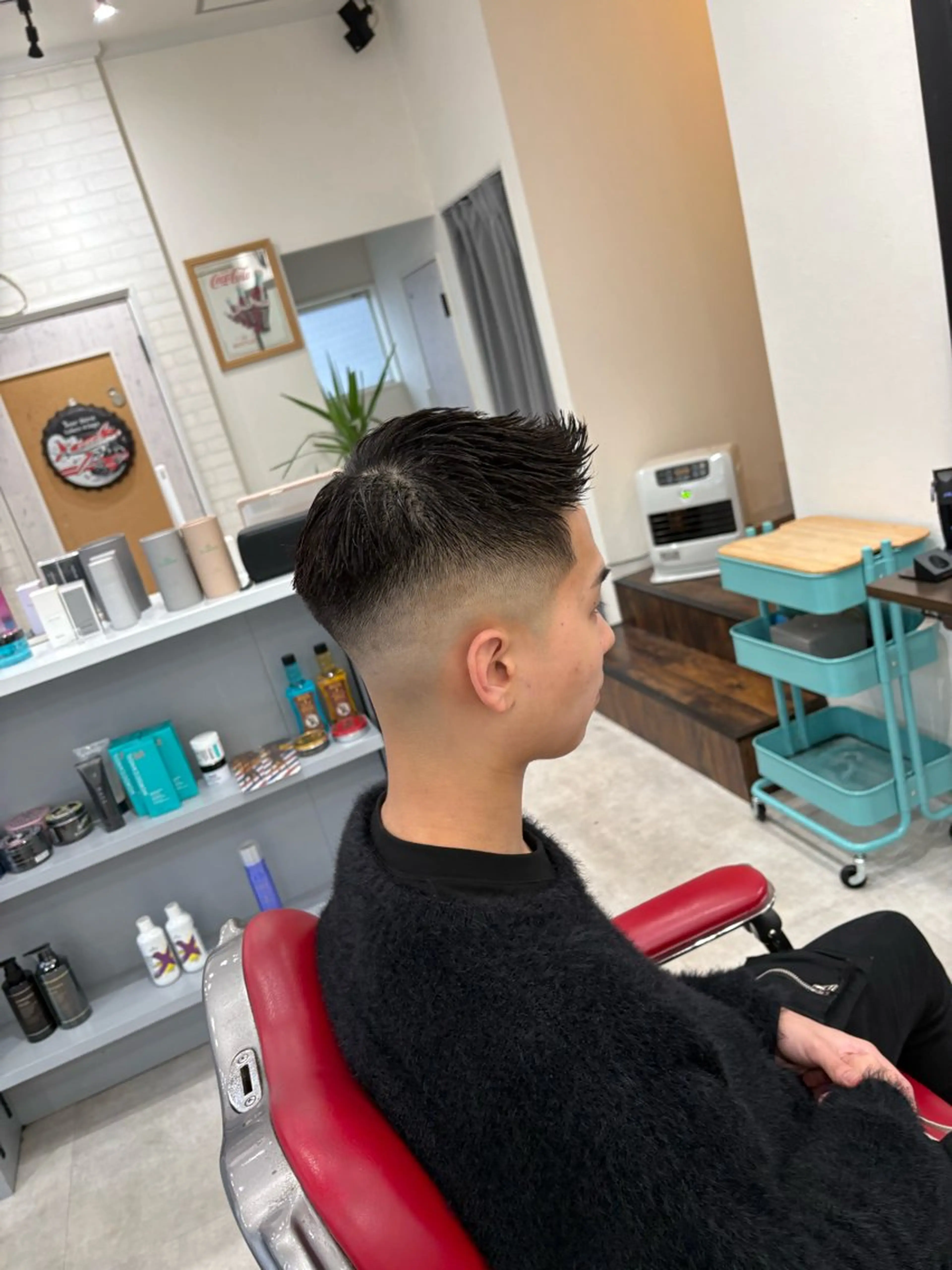 ショート メンズ カット 本間 颯太のヘアスタイル