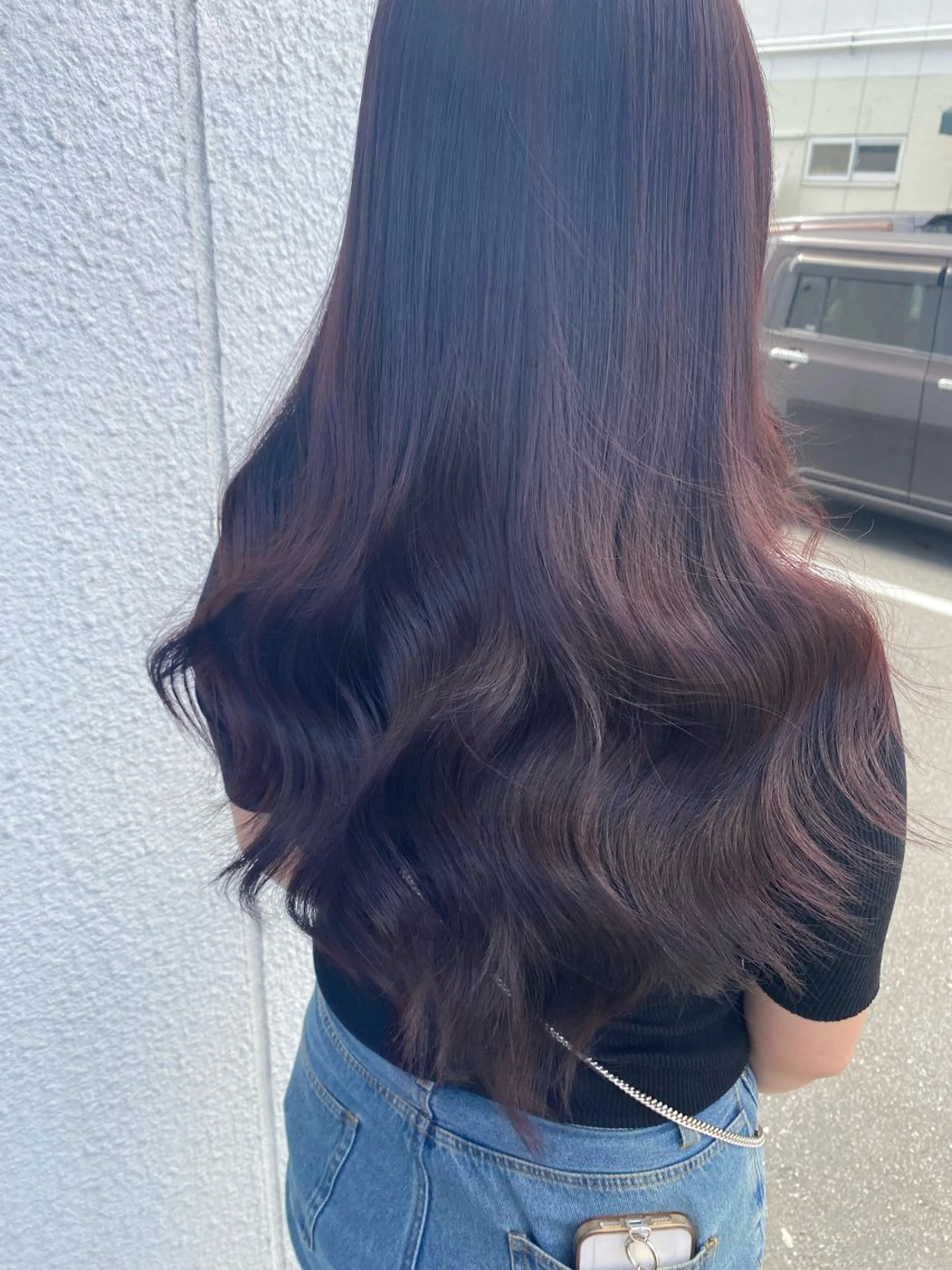 ロング カラー ラベンダーカラー カット ヘアカラー SET-UP りこ🧸のヘアスタイル