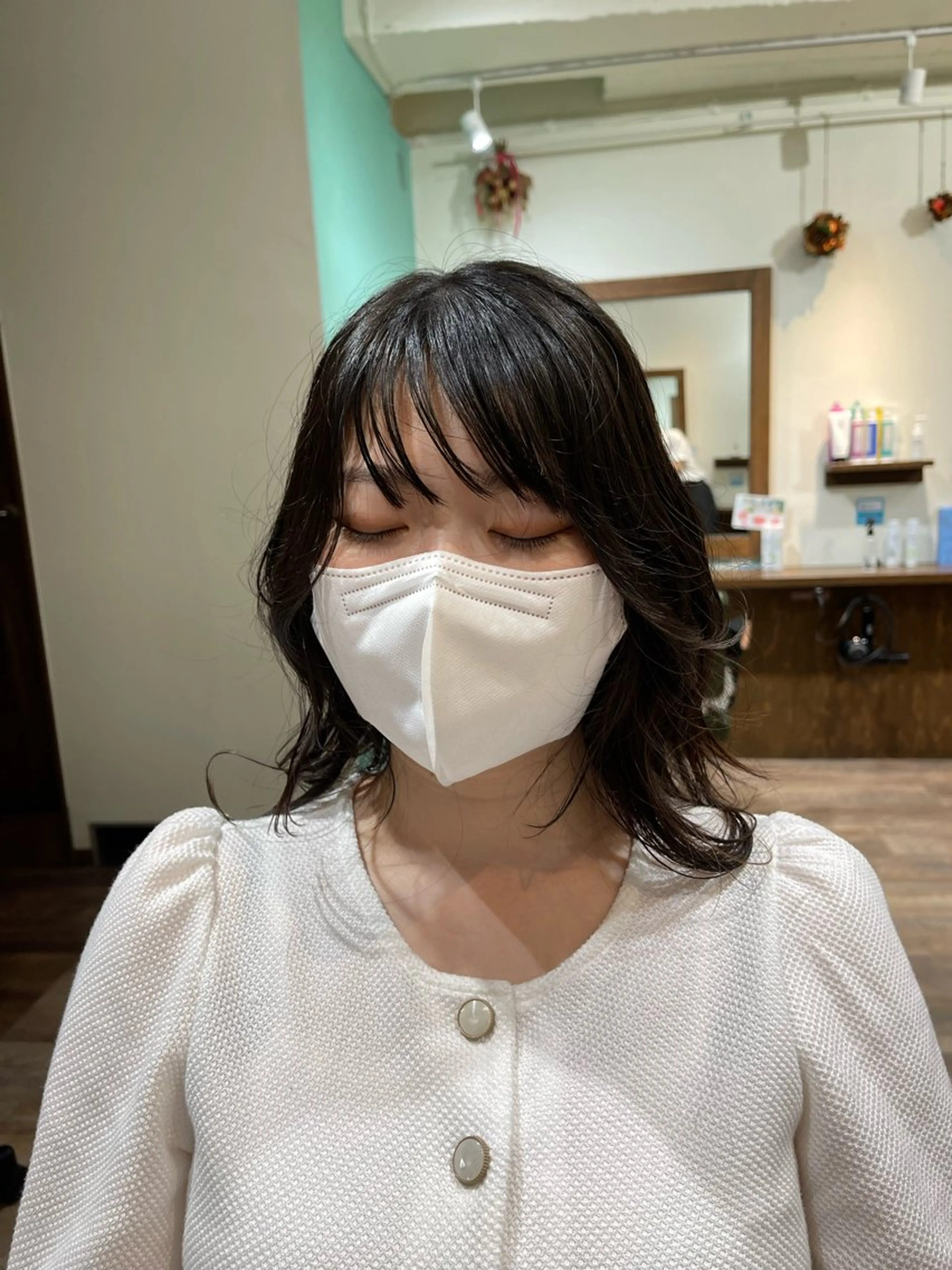 ロング テライ ケイショウのヘアスタイル