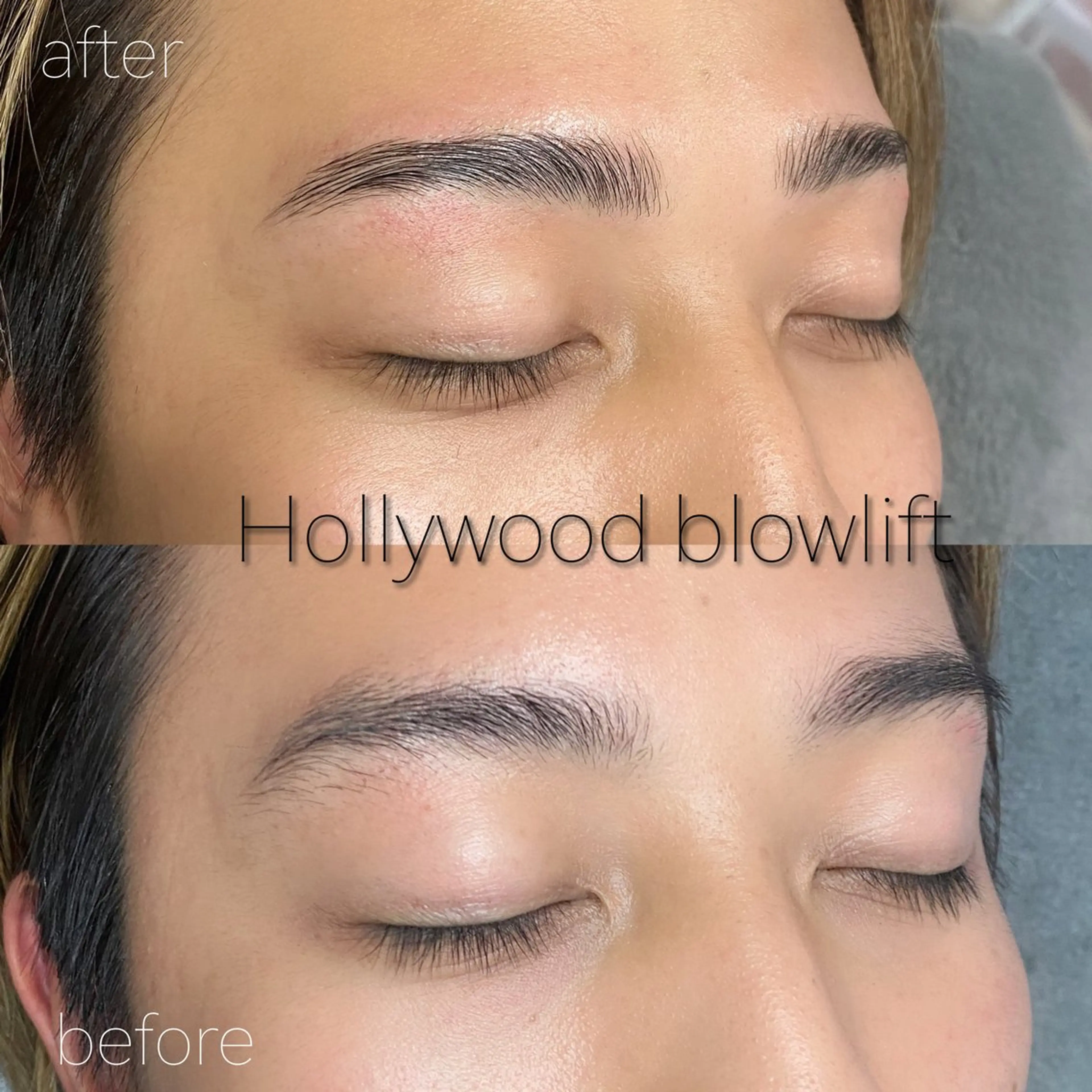 アイブロウ ハリウッドブロウリフト miiia lashのマツエク・マツパデザイン