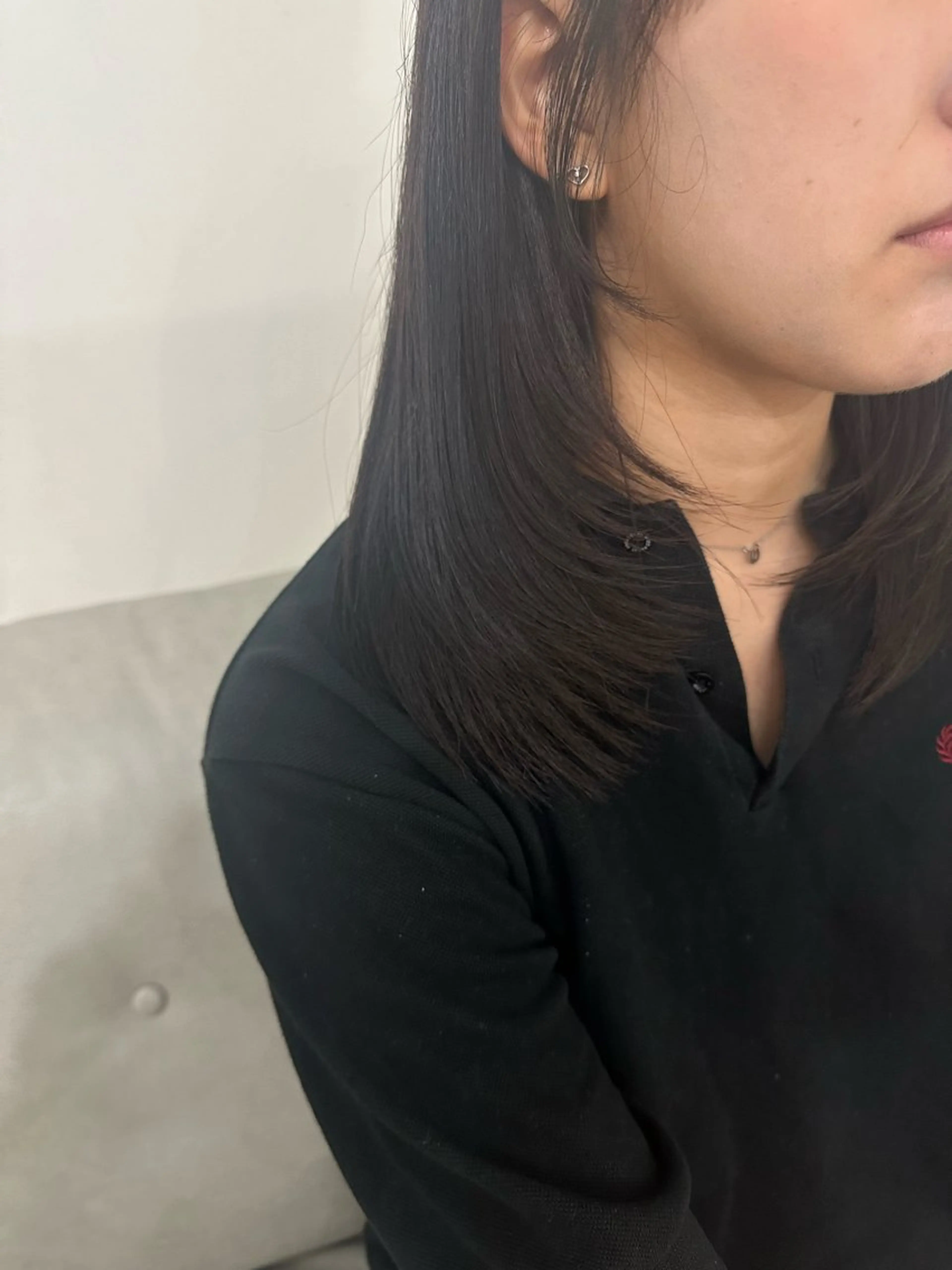 ミディアム Rinka/レイヤー /透明感カラーのヘアスタイル