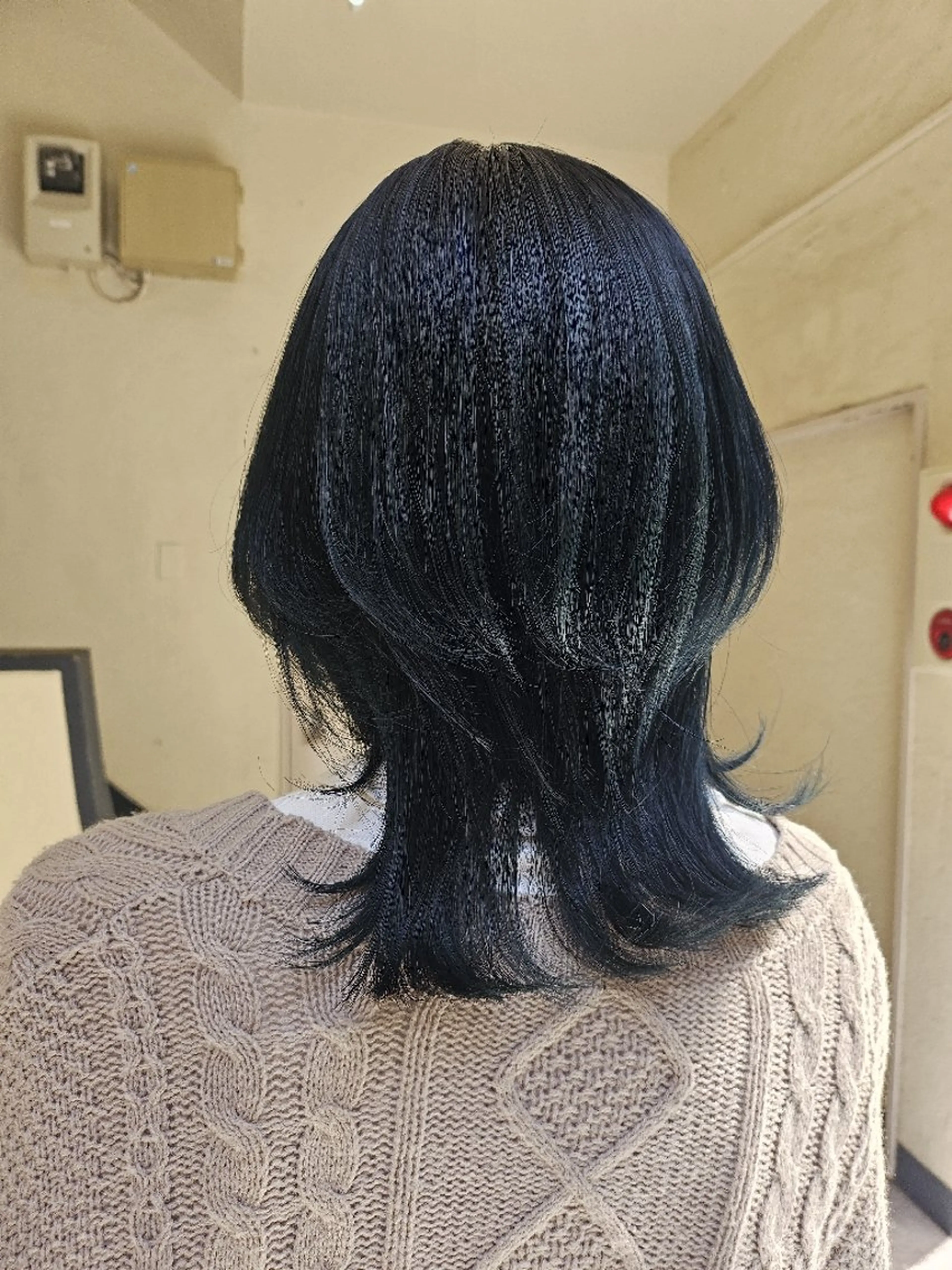 ミディアム ウルフカット カット ヘアカラー トリートメント 🇰🇷透明感×ハイ トーン🌟tomoのヘアスタイル