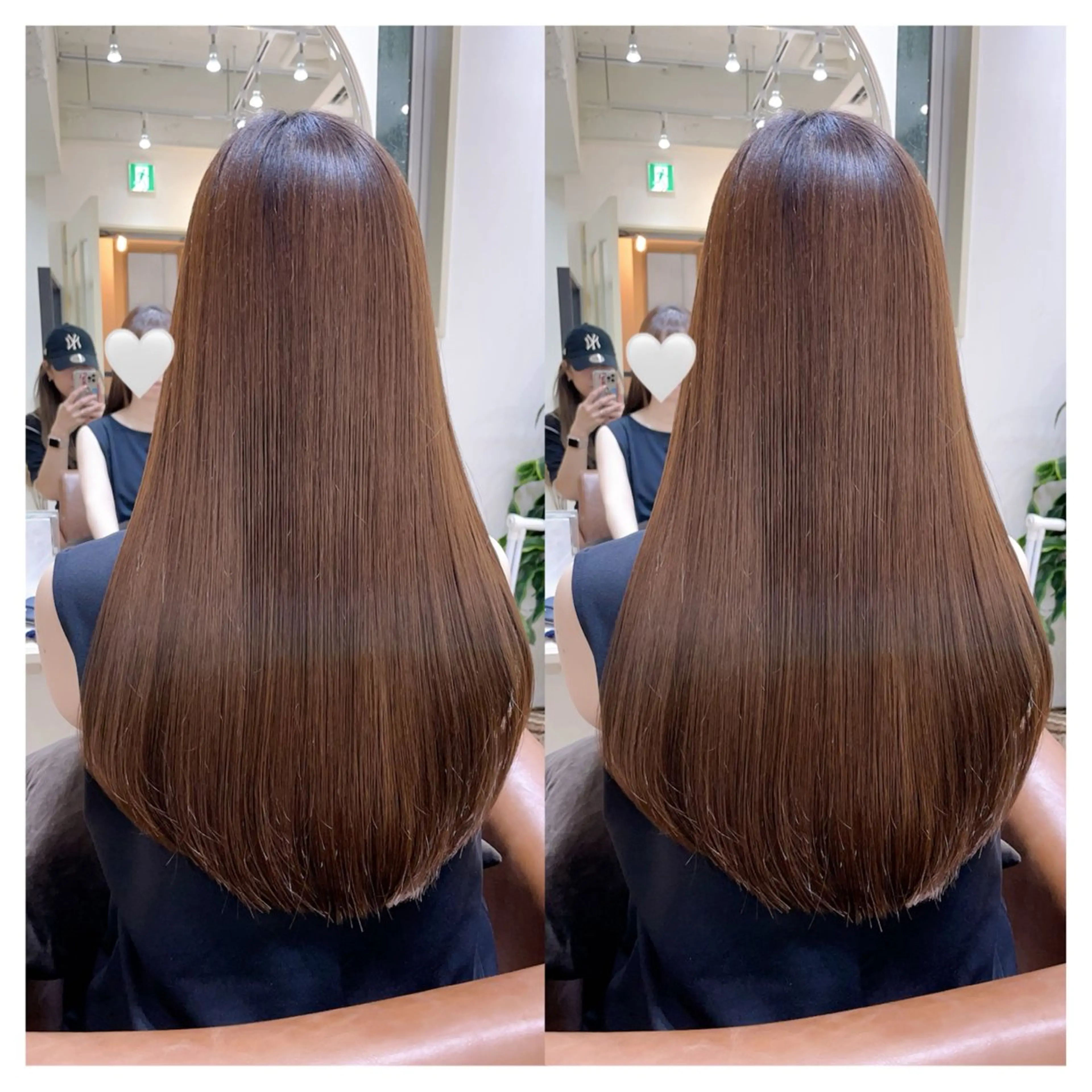 ロング カット 縮毛矯正 トリートメント 村山 茉衣のヘアスタイル