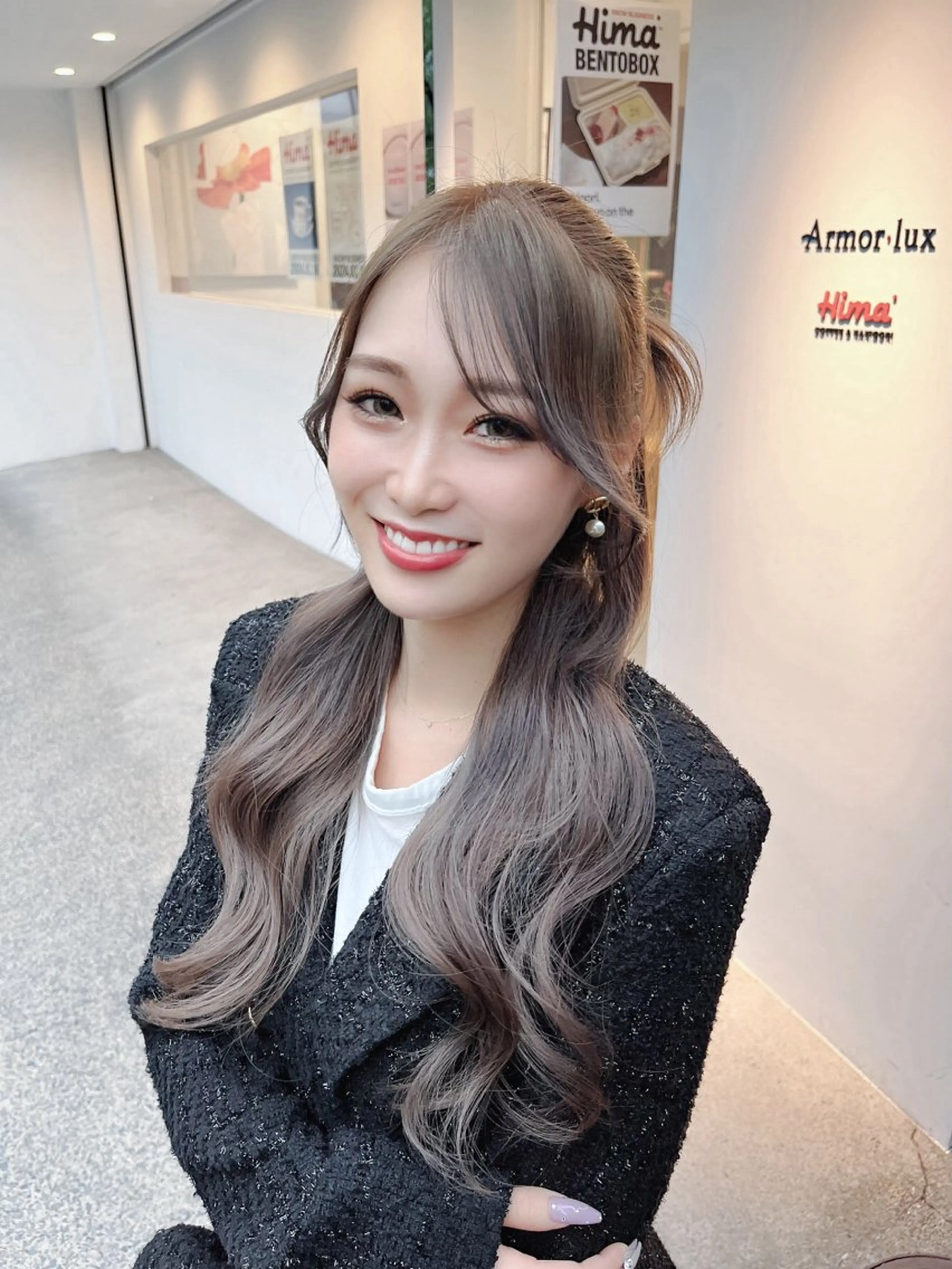 ロング ヨシンモリ 韓国風ヘア 🦋韓国hair🦋 エクステ店長sakiのヘアスタイル