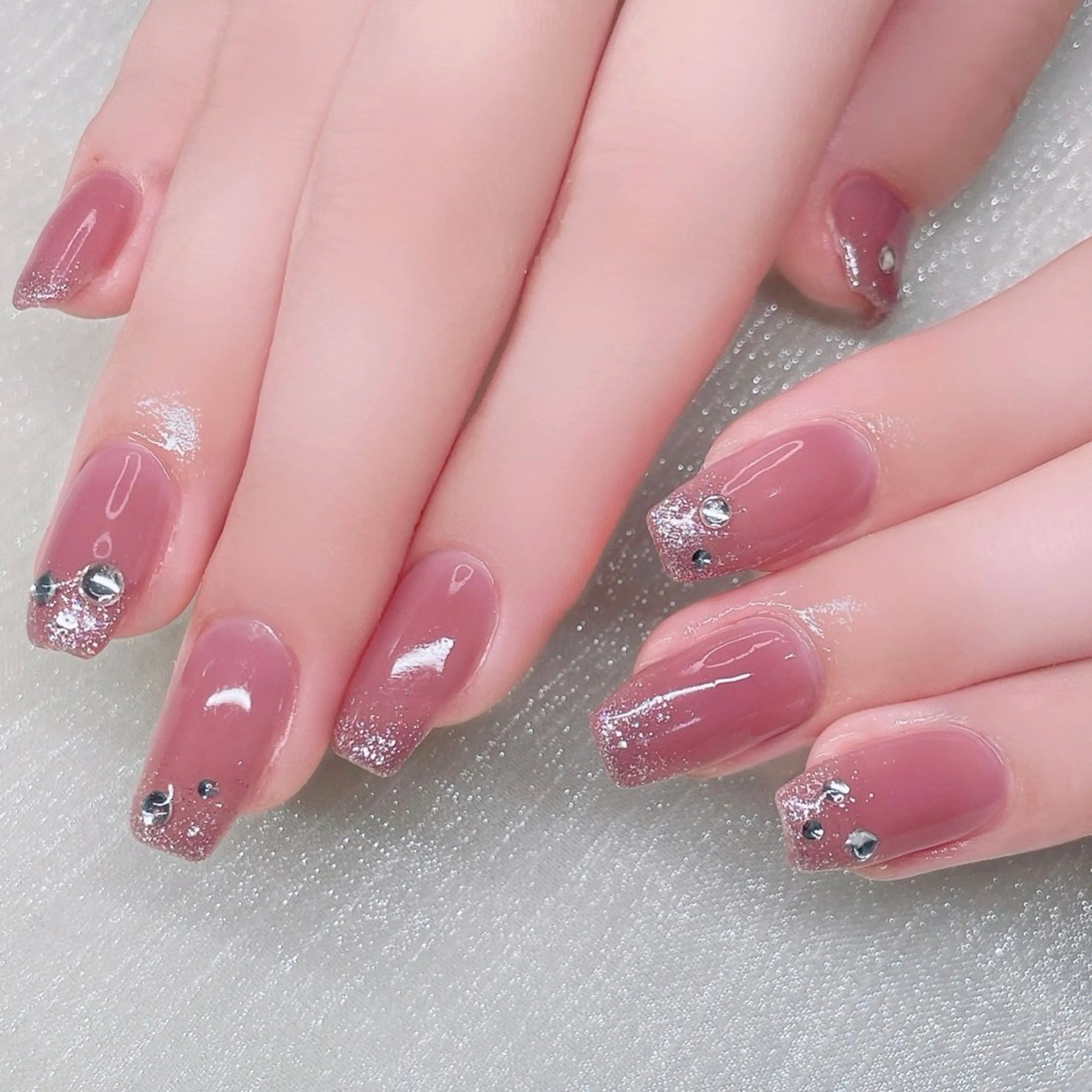 ネイル ストーンネイル ハンドネイル Nailist suzuのネイルデザイン