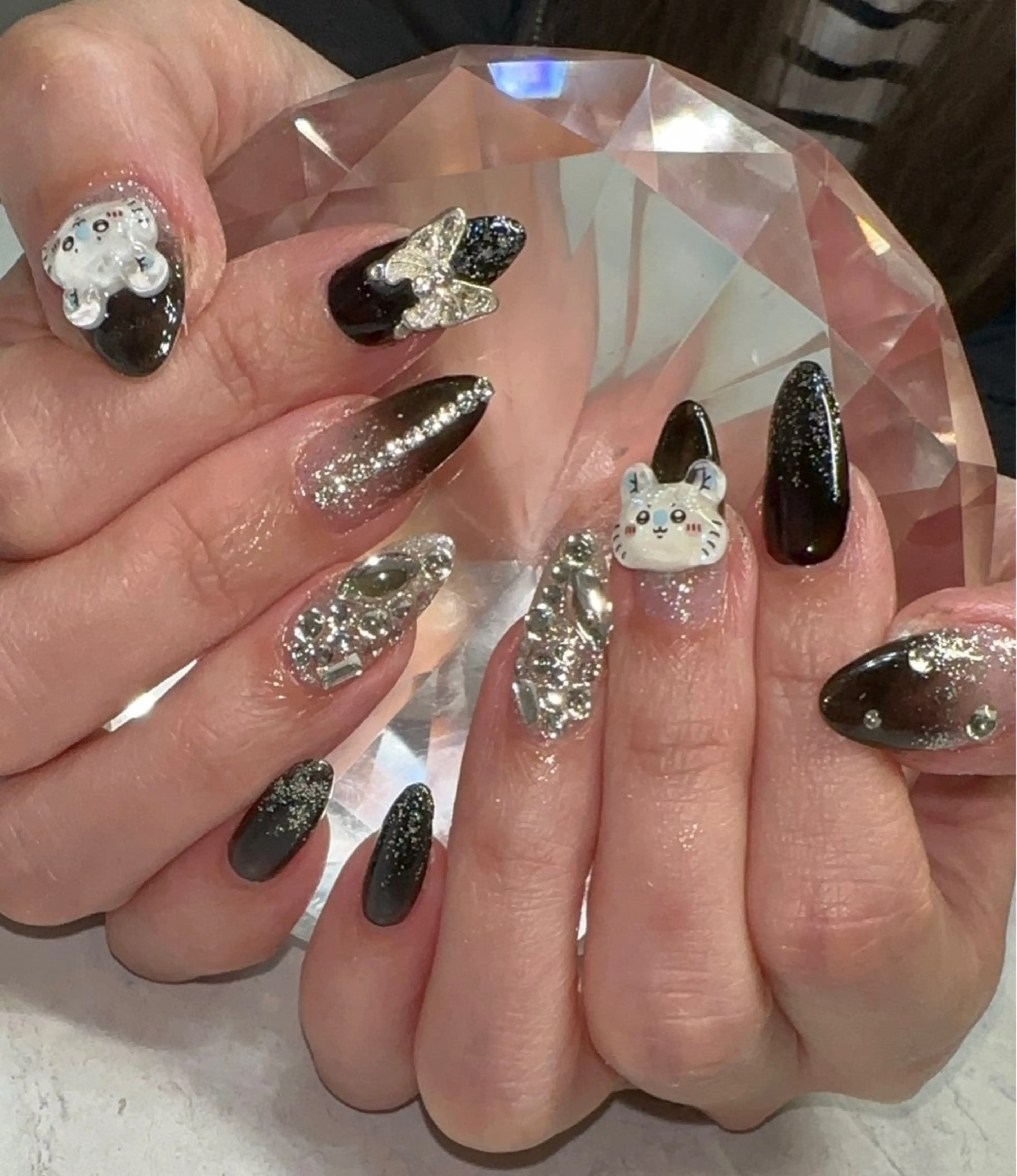 ネイル グラデーション ハロウィン 持ち込み ハンドネイル with nail.のネイルデザイン
