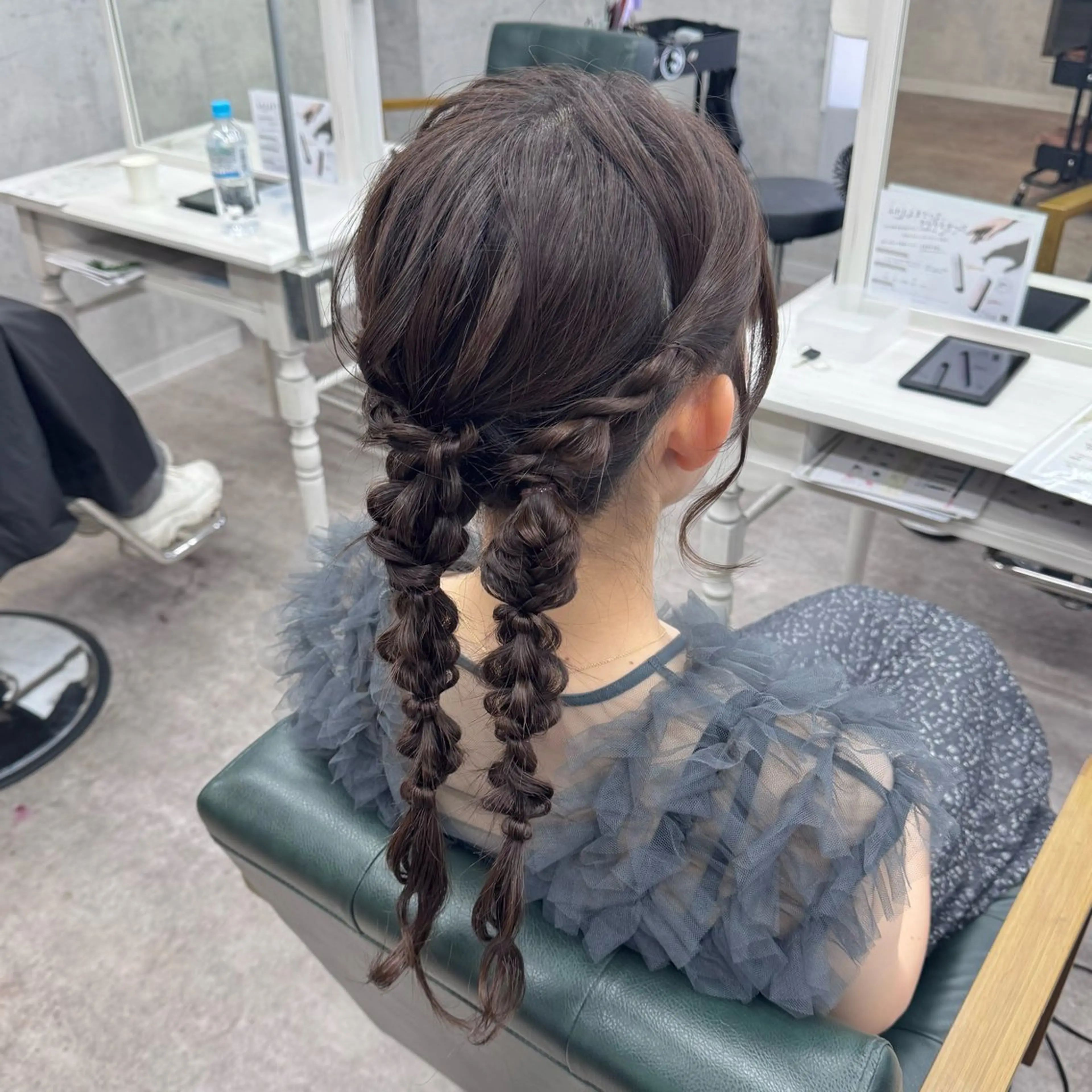 ロング ヘアアレンジ JUNSHIN🦋 ヘアセット／カラーのヘアスタイル