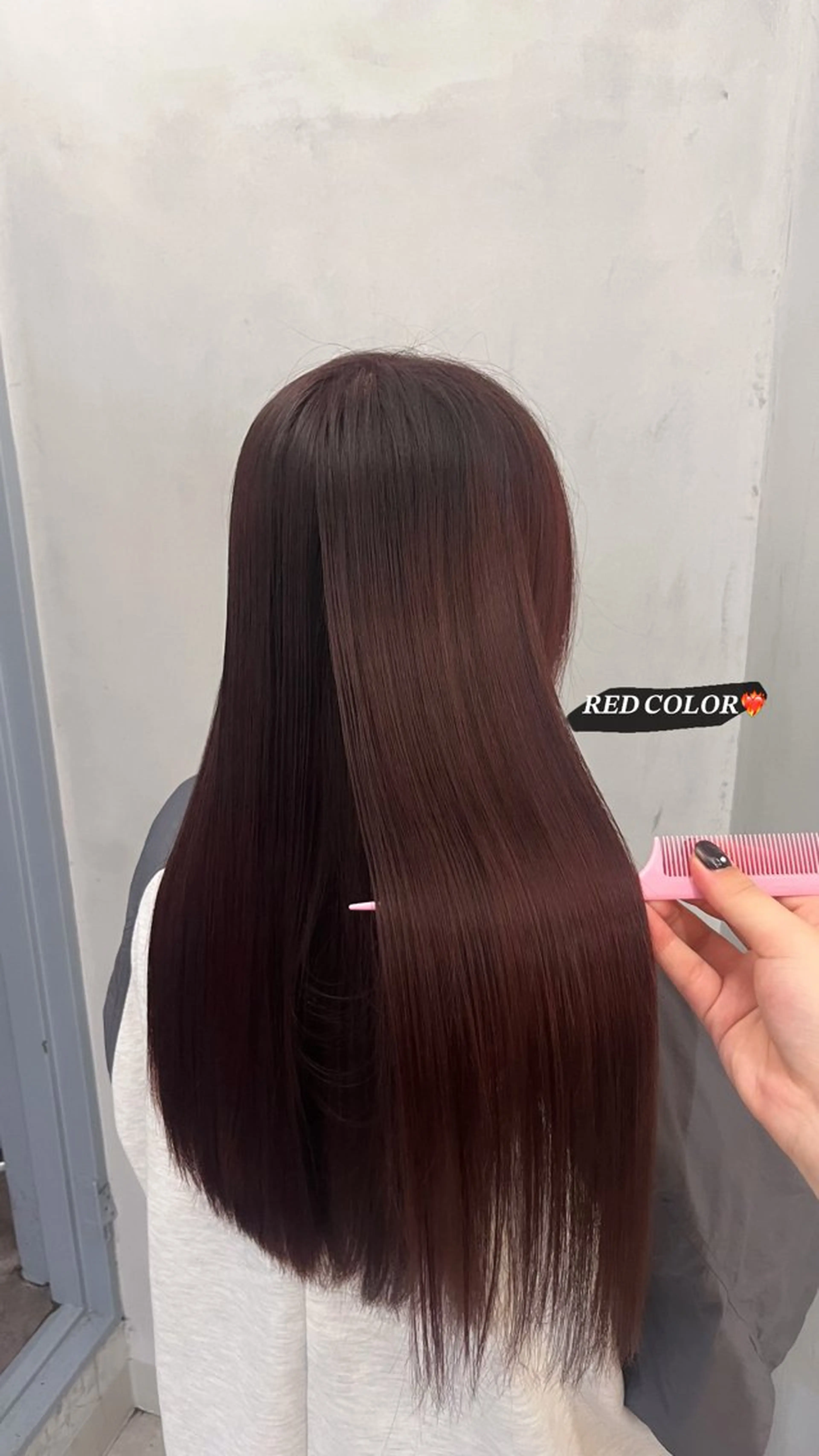 ロング カラー ヘアカラー トリートメント 🎀リ お🎀 カット/縮毛矯正のヘアスタイル