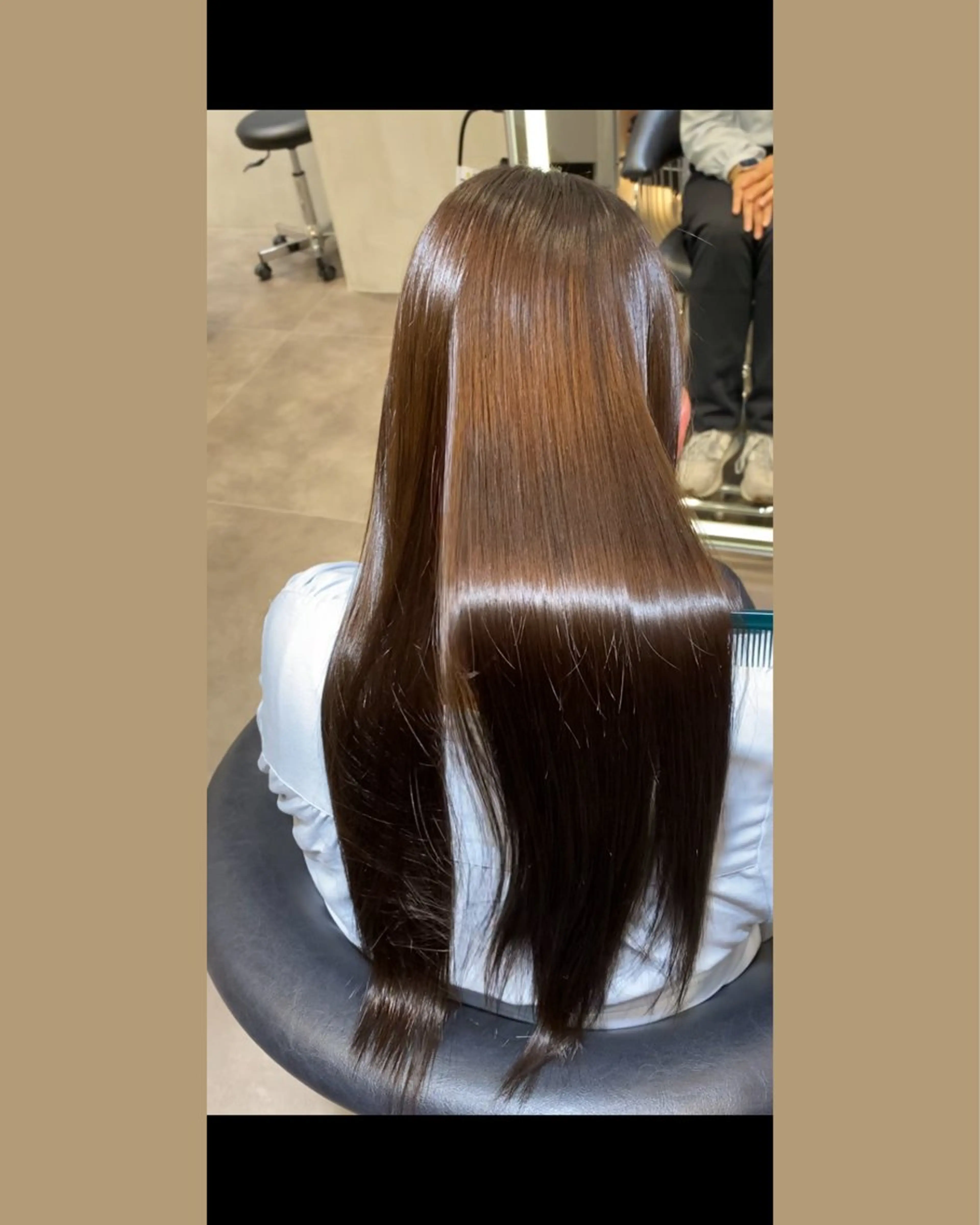 ロング カラー ベージュカラー 透明感カラー 縮毛矯正 縮毛￤ボブ￤艶カラー 💖今井 伶のヘアスタイル