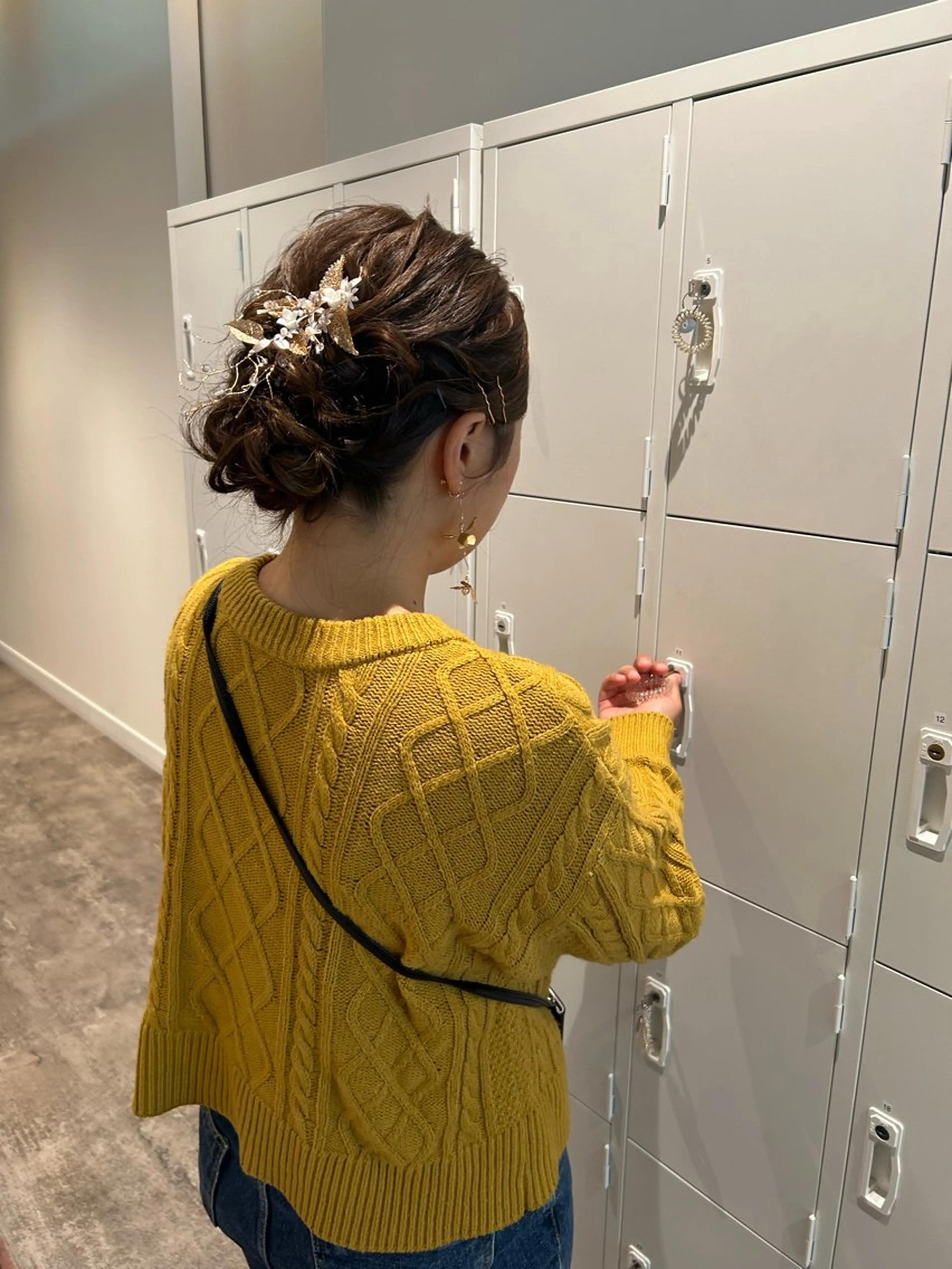 セミロング ヘアアレンジ CURIO/南船場 /RIN💈🍎のヘアスタイル