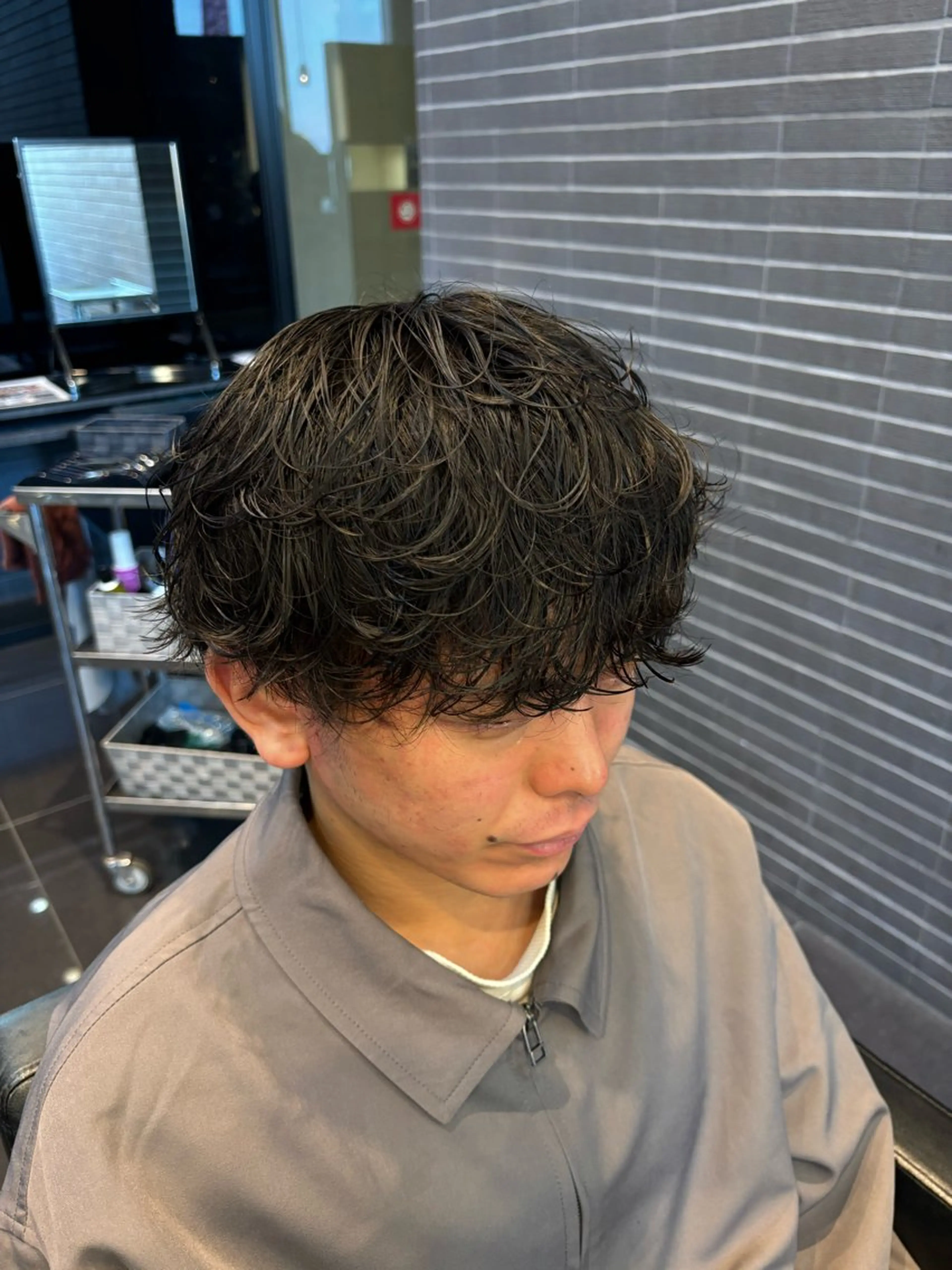 パーマ メンズ 【メンズ限定】原 唯登のヘアスタイル