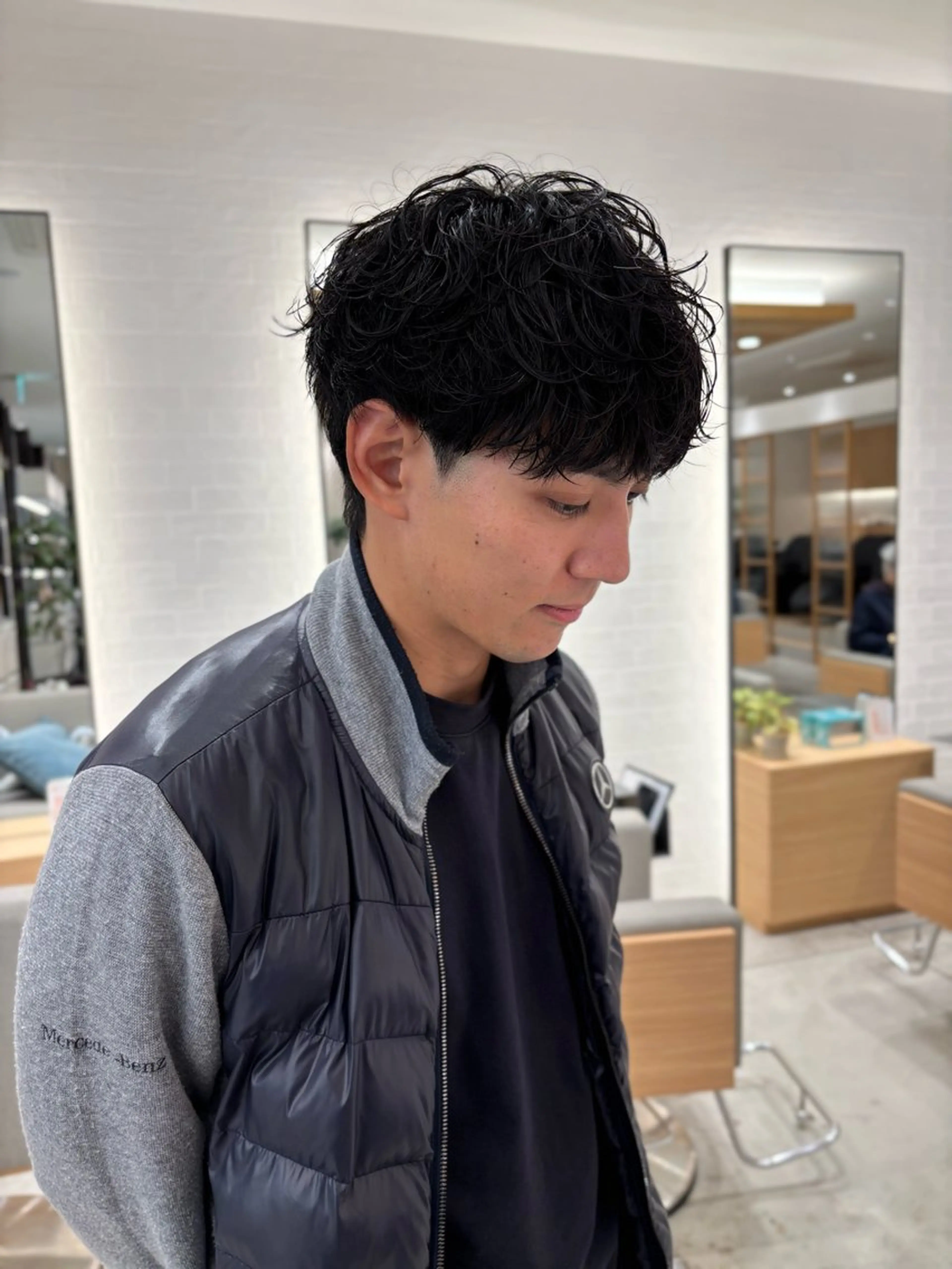 ショート パーマ メンズ マッシュ メンズパーマ 髪質改善&美髪矯正 専門美容師:植原瑞樹のヘアスタイル