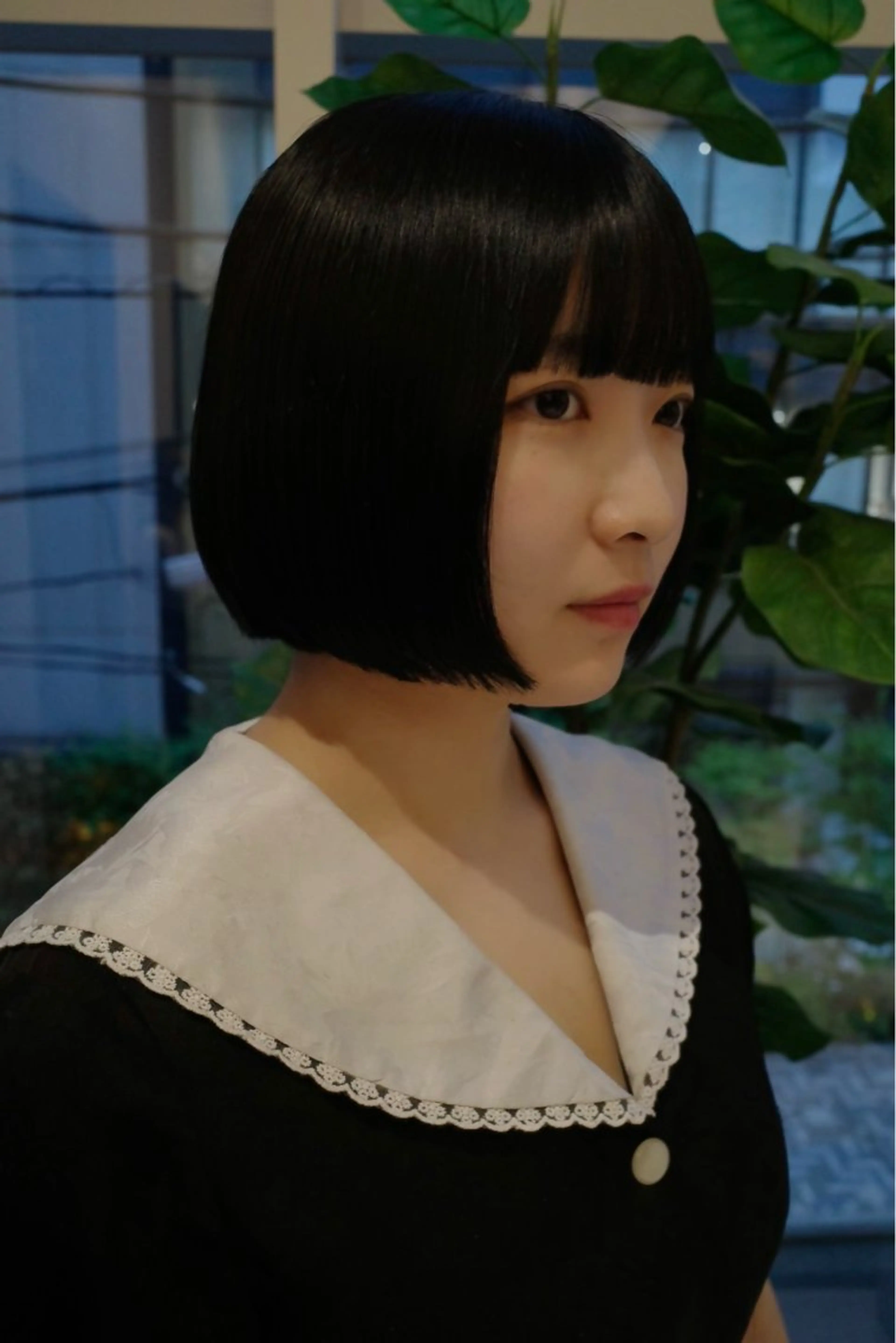 ショート カラー ブリーチ🪡 ボブ🐬レイヤーのヘアスタイル