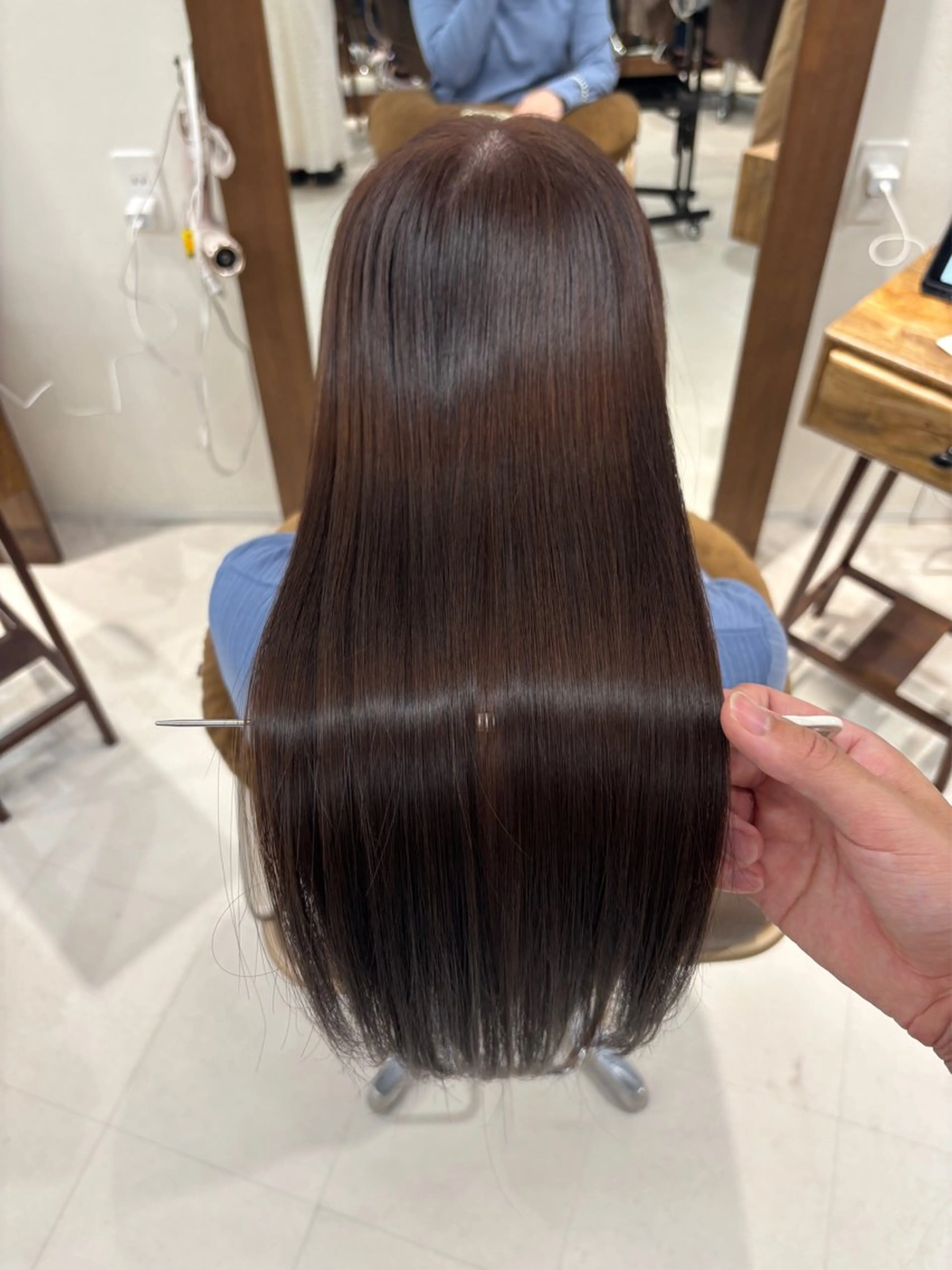 ロング カラー カット ヘアカラー トリートメント 髪質改善・縮毛・ 艶髪 丸毛一輝のヘアスタイル