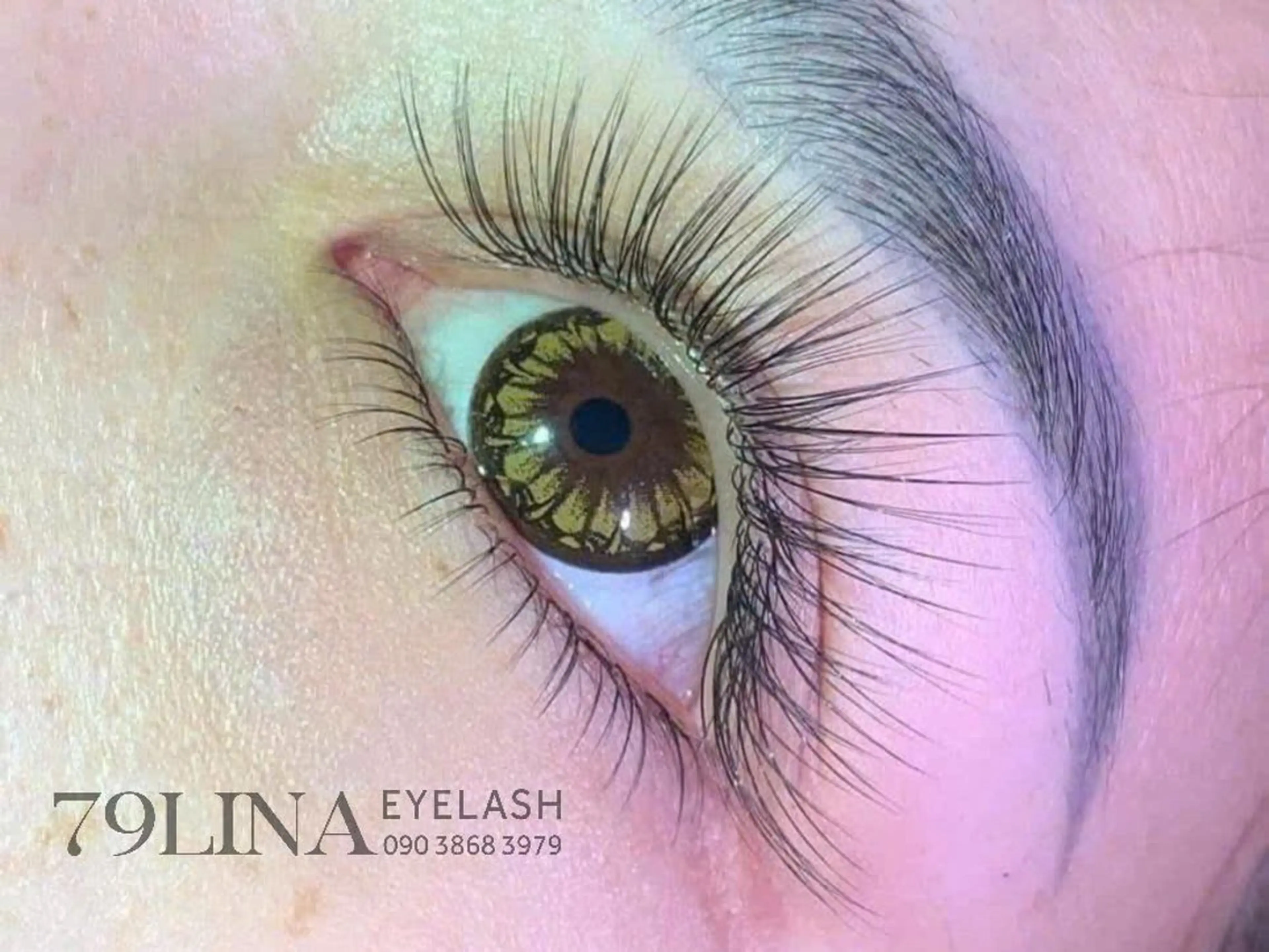 マツエク・マツパ 付け放題 まつげパーマ 一重×まつ毛パーマ ボリュームラッシュ ワンホンマツエク マツエク Linanail Nambaのマツエク・マツパデザイン