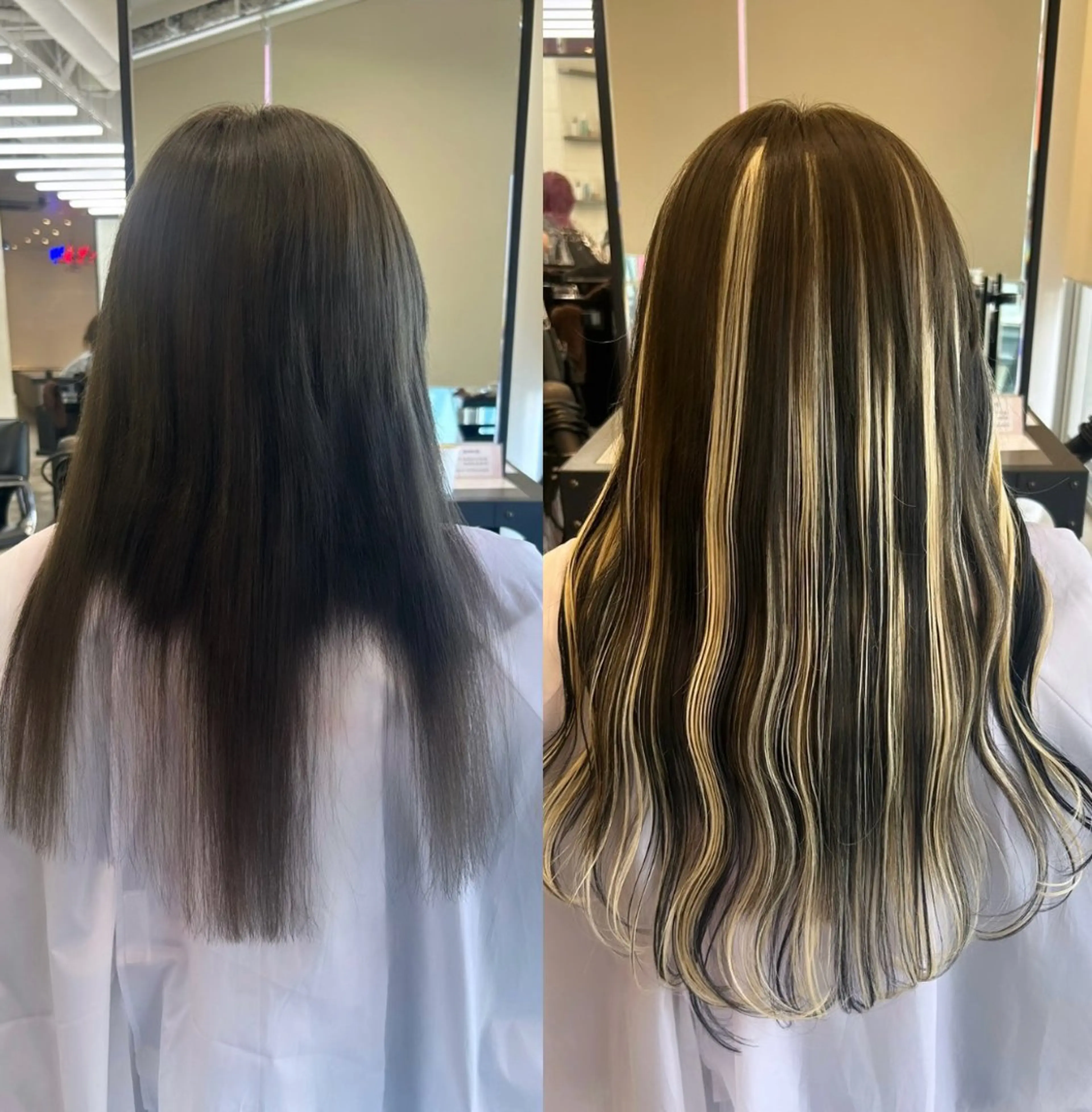 ロング ボブ エクステ 外国人風カラー 卒業式のヘアスタイル レイヤーカット MiRI💜地毛級 エクステ✖似合わせ技のヘアスタイル