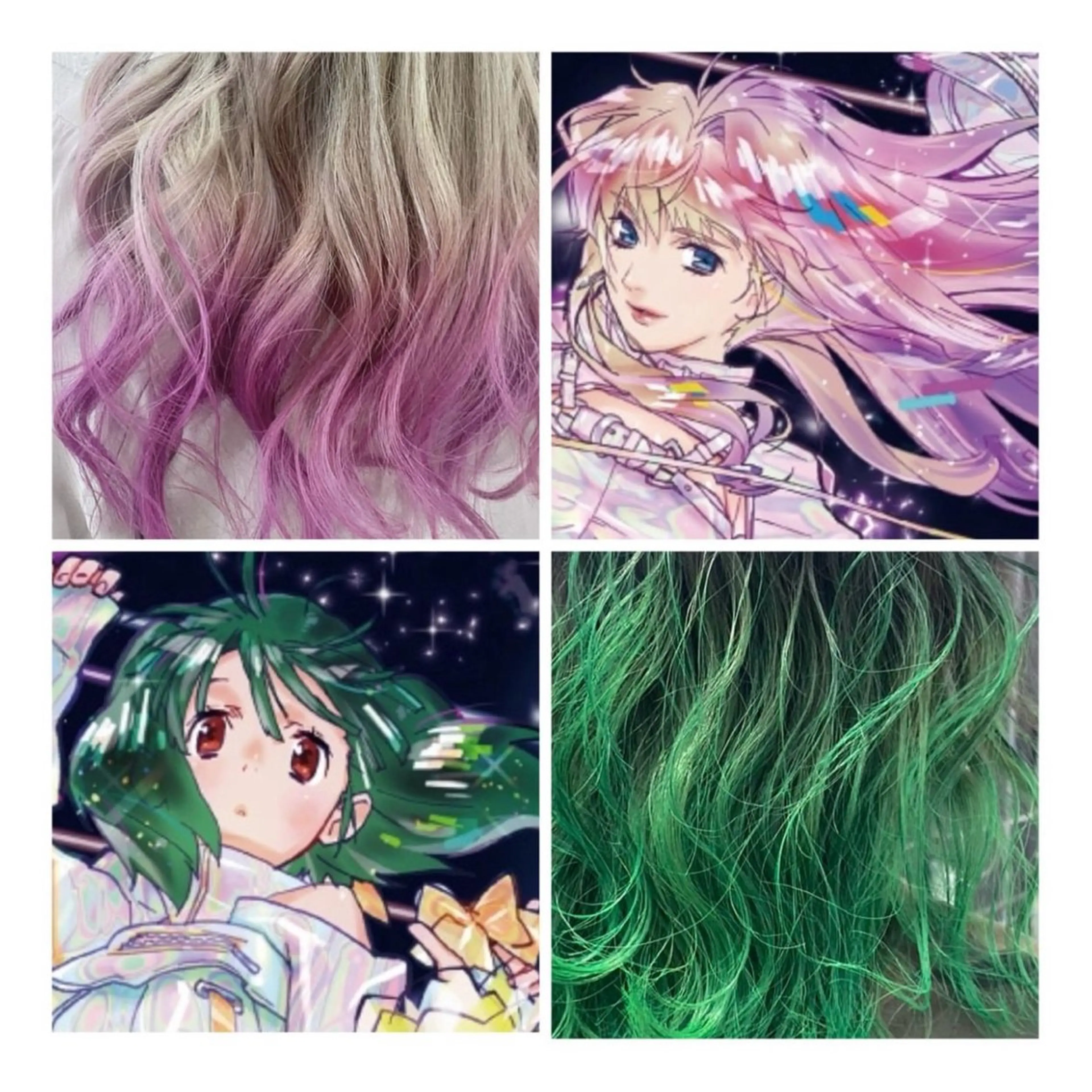 ミディアム カラー TSUNO🦖 派手髪/オタク美容師のヘアスタイル