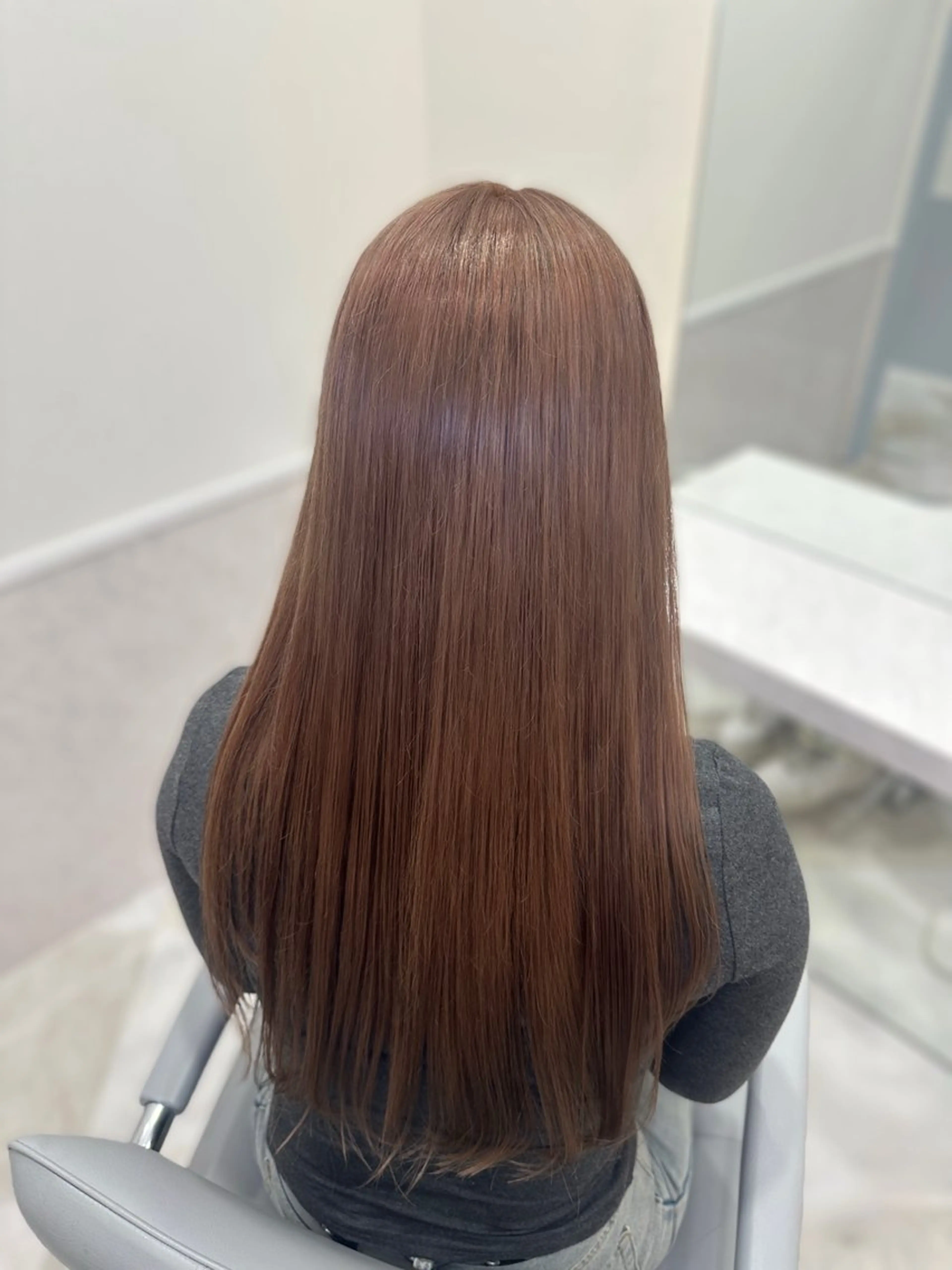 ロング カラー ヘアカラー トリートメント 🎀ちゃんりお🎀 /ブリーチなしカラーのヘアスタイル