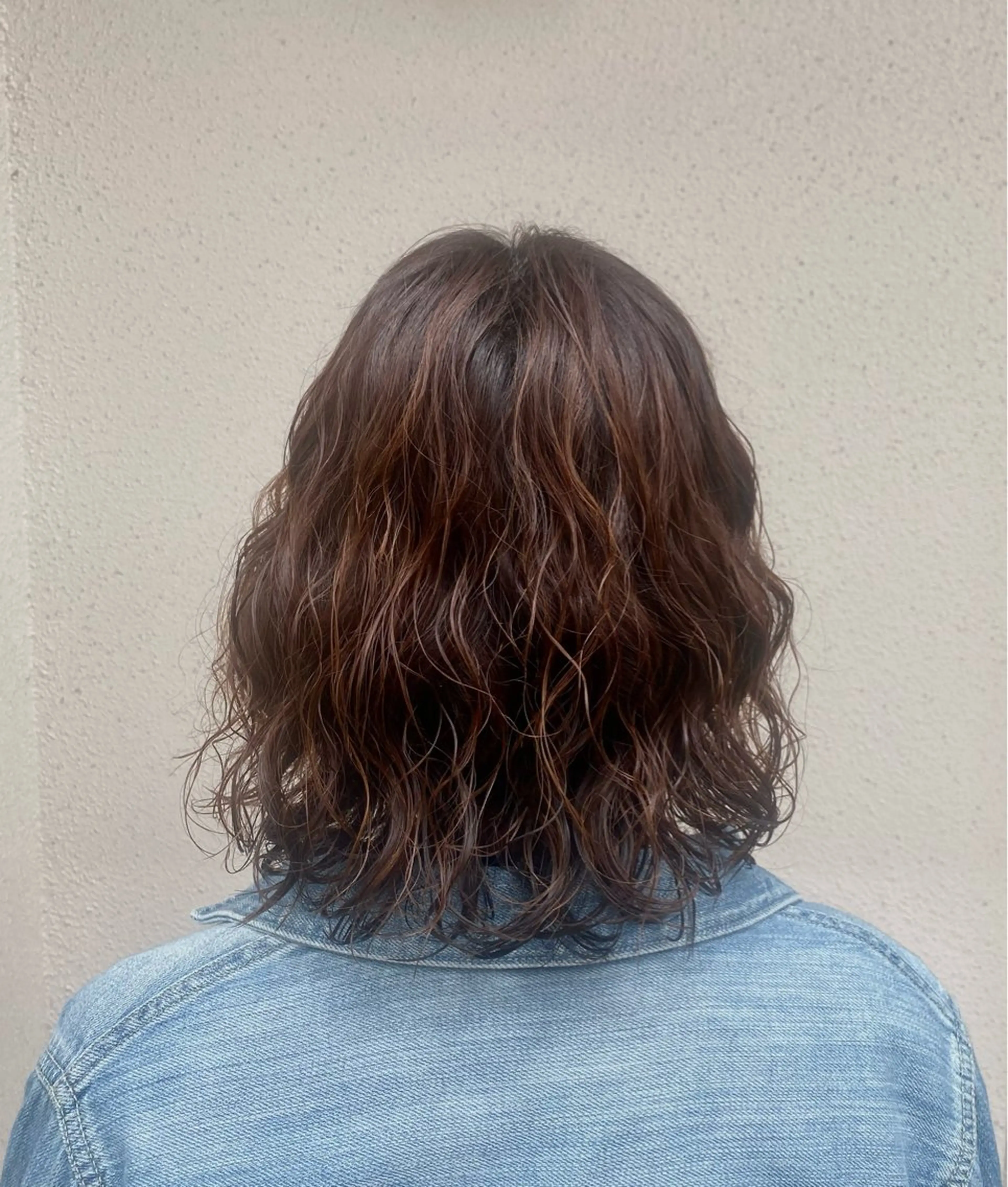 ミディアム パーマ カット パーマ LiC えりのヘアスタイル