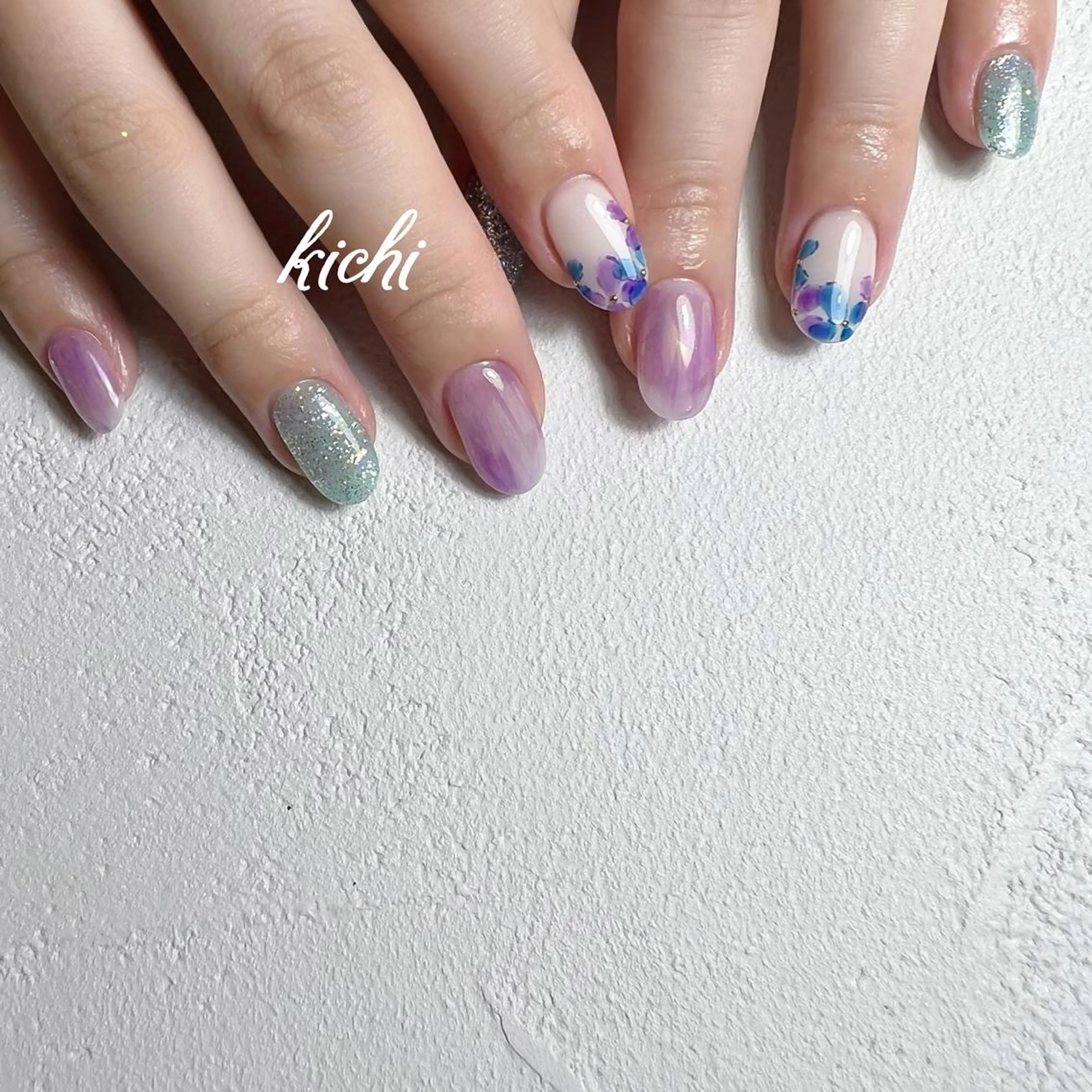 ネイル kichi･: *のネイルデザイン