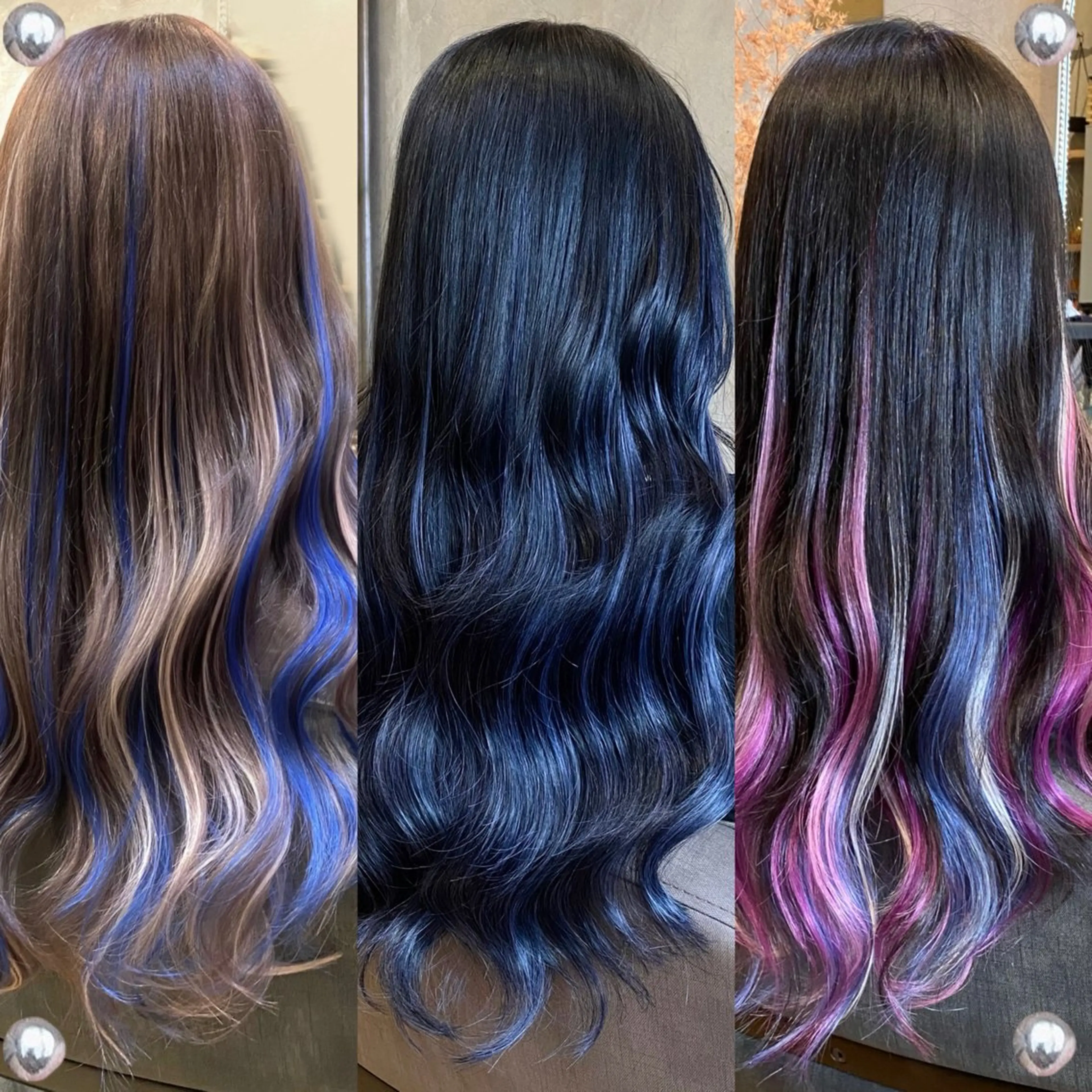 ロング ヘアカラー エクステ シールエクステ 🐁ONOのヘアスタイル