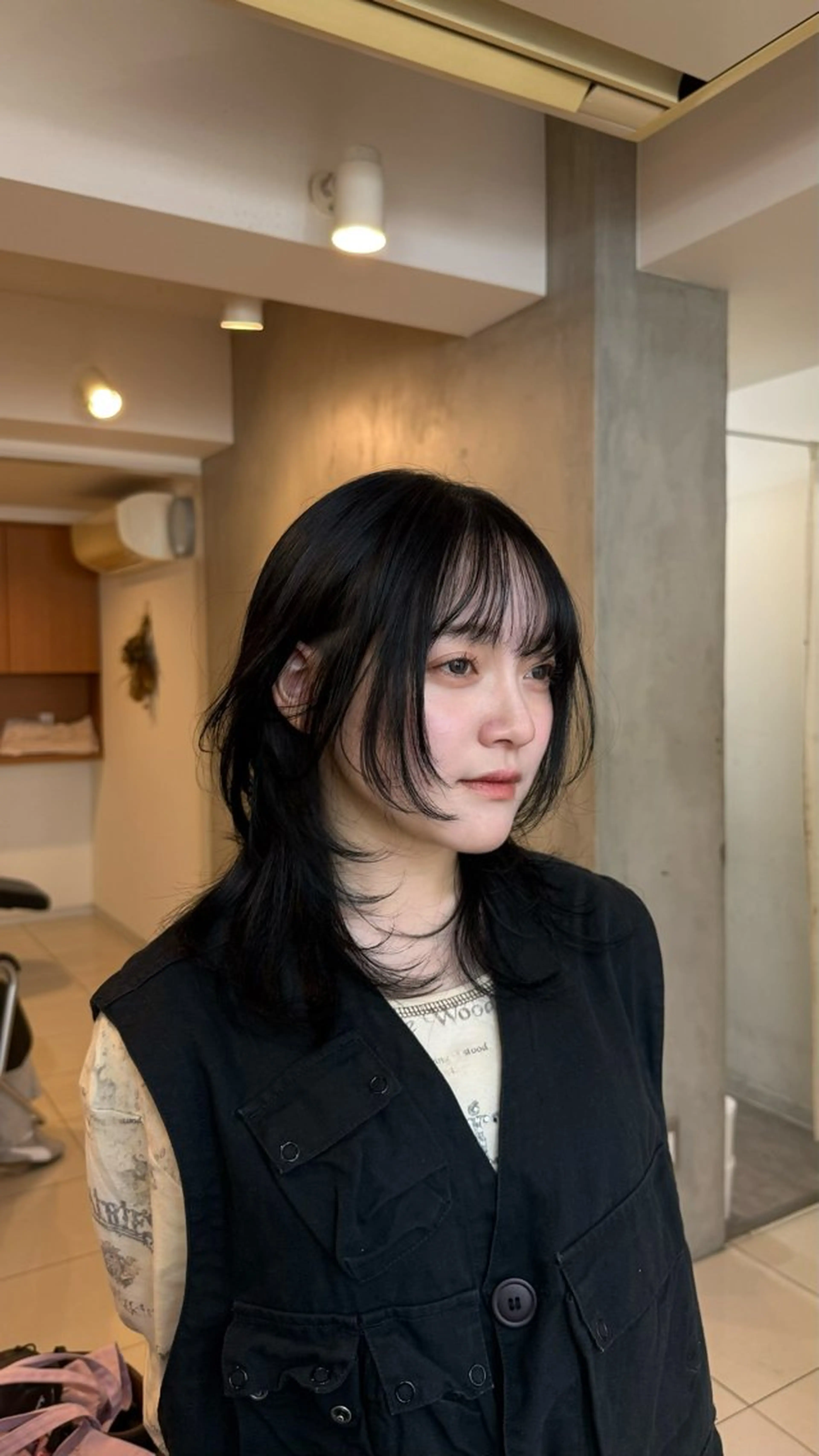 ミディアム カット 佐古 遼太のヘアスタイル
