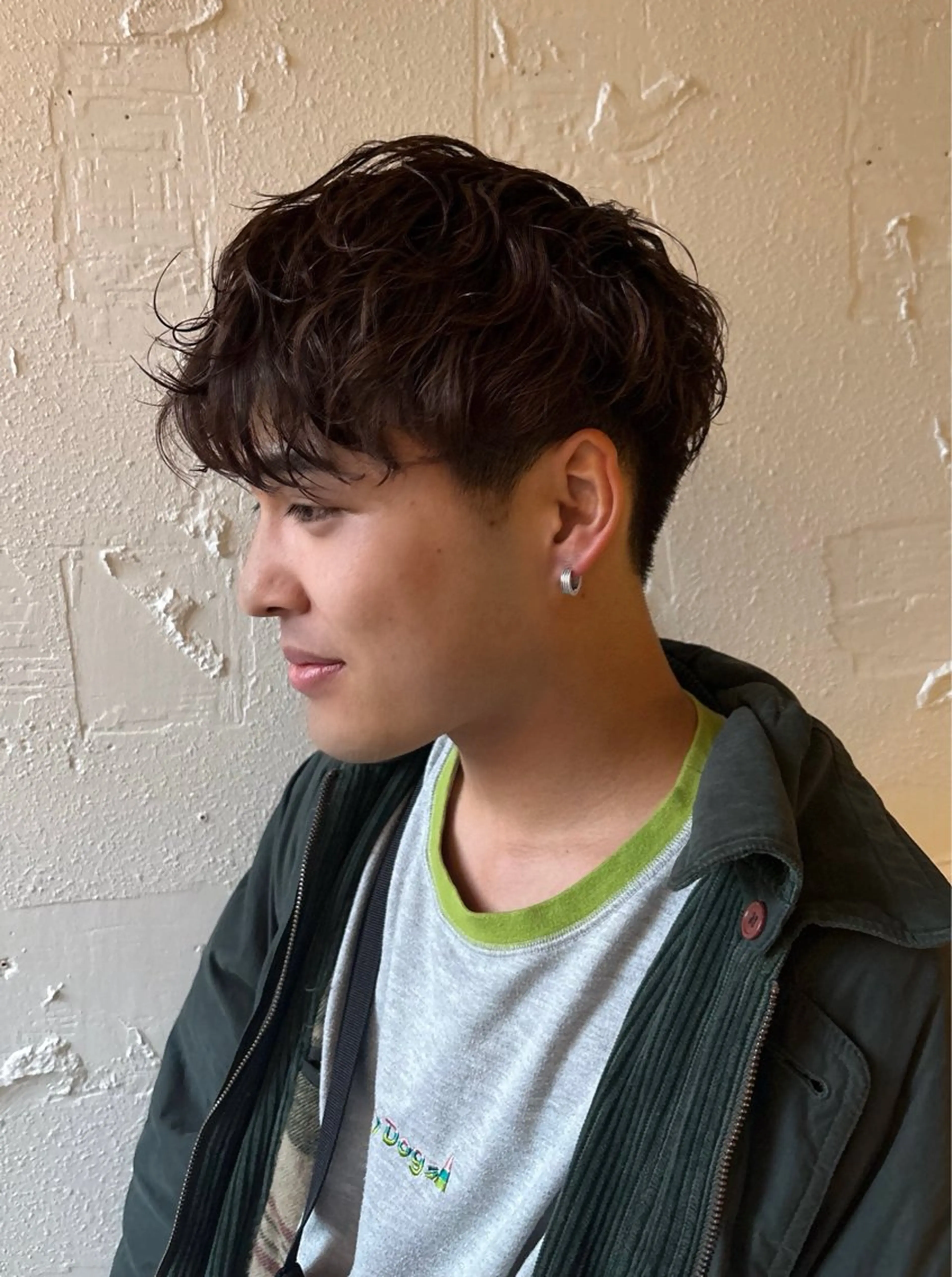 ショート メンズ メンズパーマ 藤江 健人のヘアスタイル