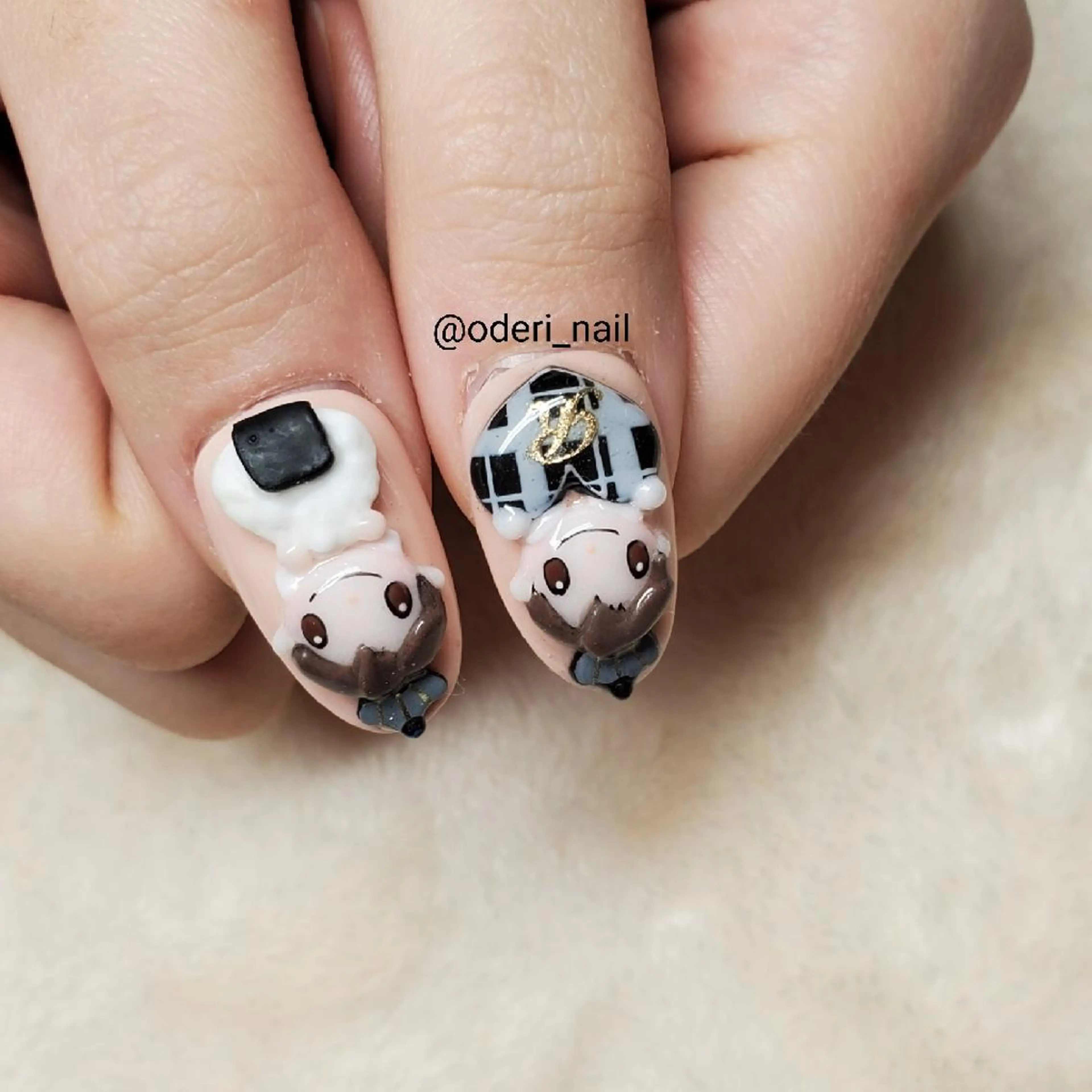 ネイル アートネイル フットネイル ジェルネイル 春ネイル ネイルチップ おで@ oderi_nailのネイルデザイン